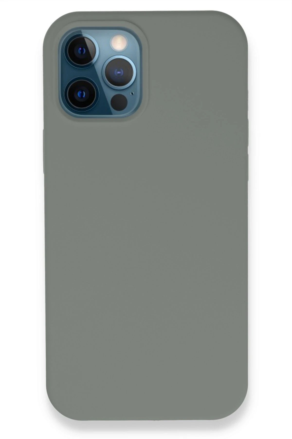 iPhone 12 Pro Max Kılıf Lansman Legant Silikon - Fuşya-(5796)
