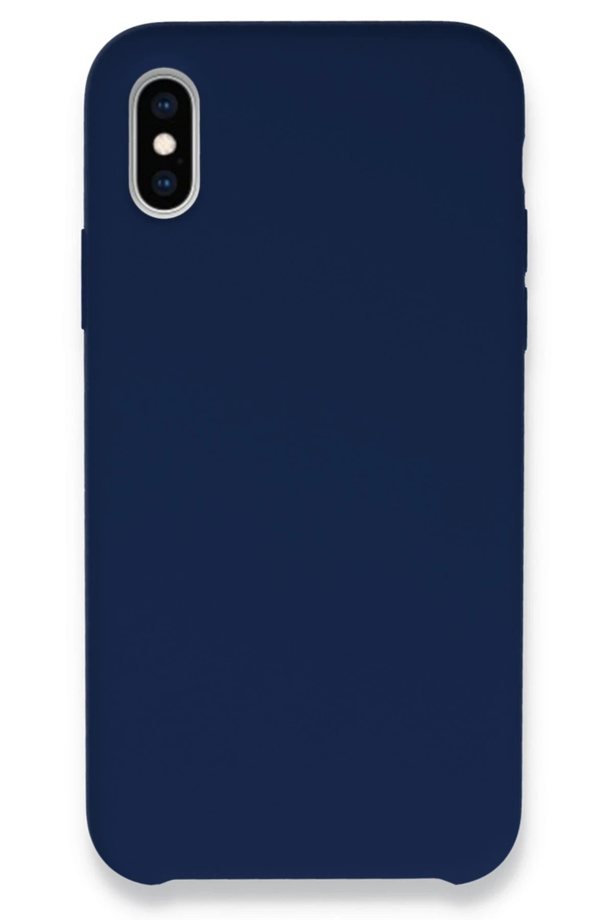 iPhone XS Max Kılıf Lansman Legant Silikon - Lacivert-(5796)