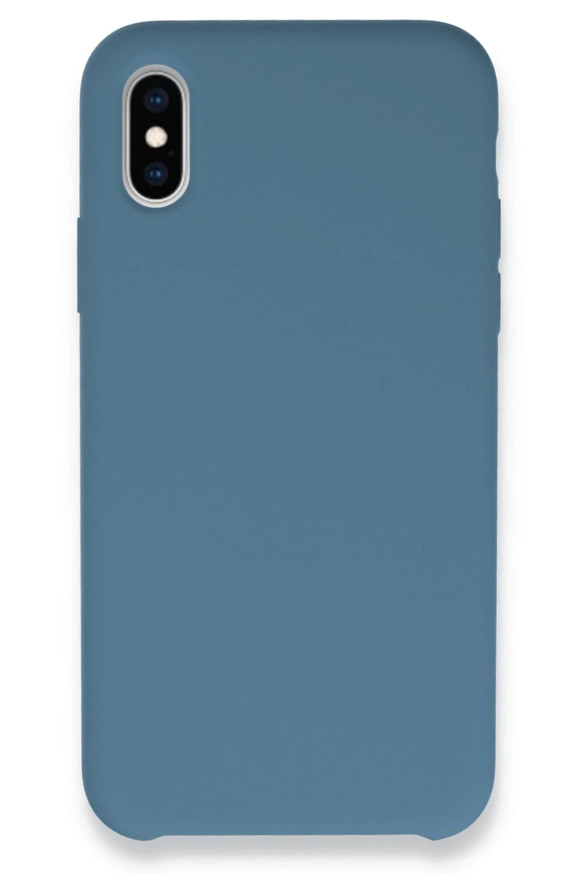 iPhone XS Max Kılıf Lansman Legant Silikon - Açık Mavi-(5796)
