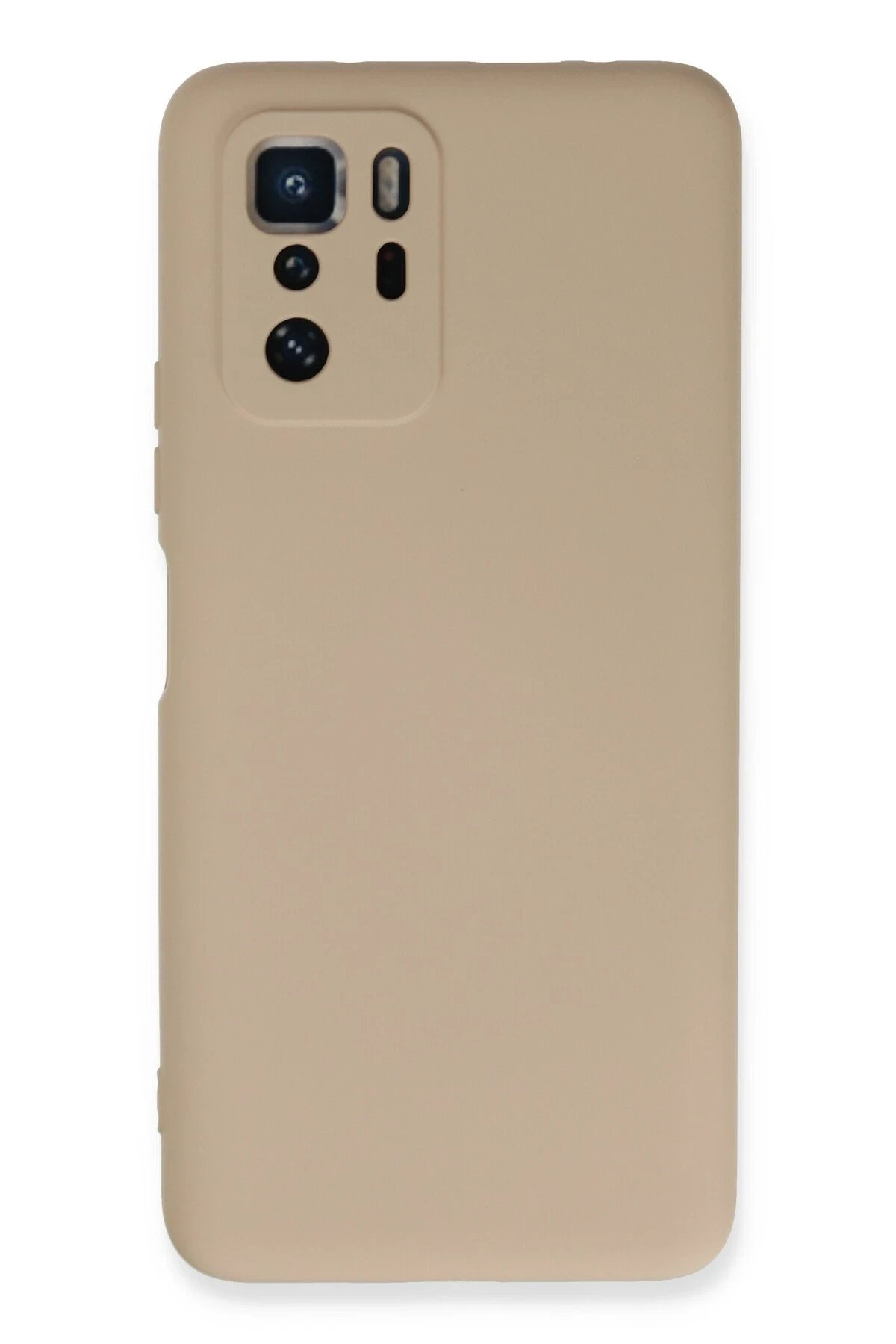 Xiaomi Poco X3 GT Kılıf Nano içi Kadife Silikon - Pudra-(5796)