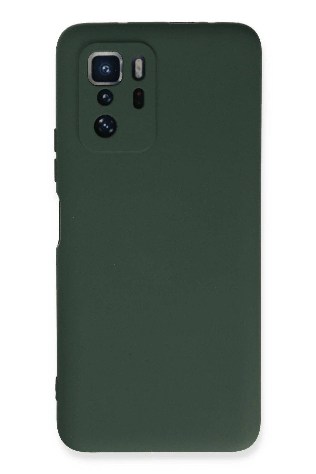 Xiaomi Poco X3 GT Kılıf Nano içi Kadife Silikon - Koyu Yeşil-(5796)