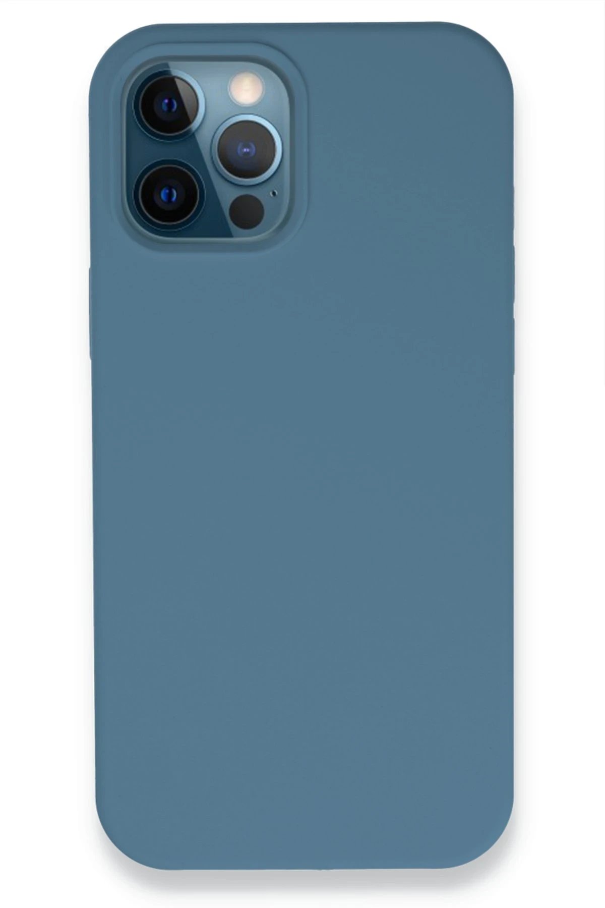 iPhone 12 Pro Kılıf Lansman Legant Silikon - Açık Mavi-(5796)
