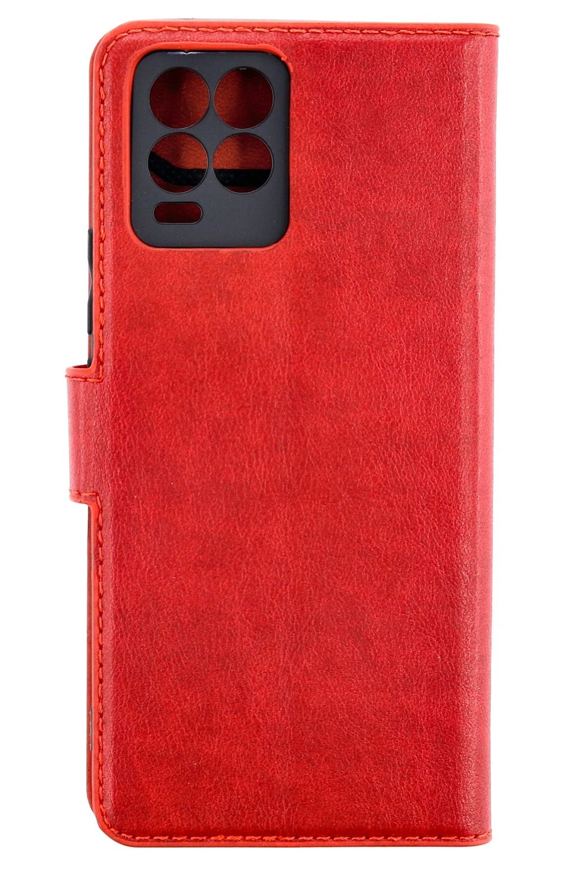 Realme 8 Pro Kılıf Trend S Plus Kapaklı Kılıf - Kırmızı-(5796)