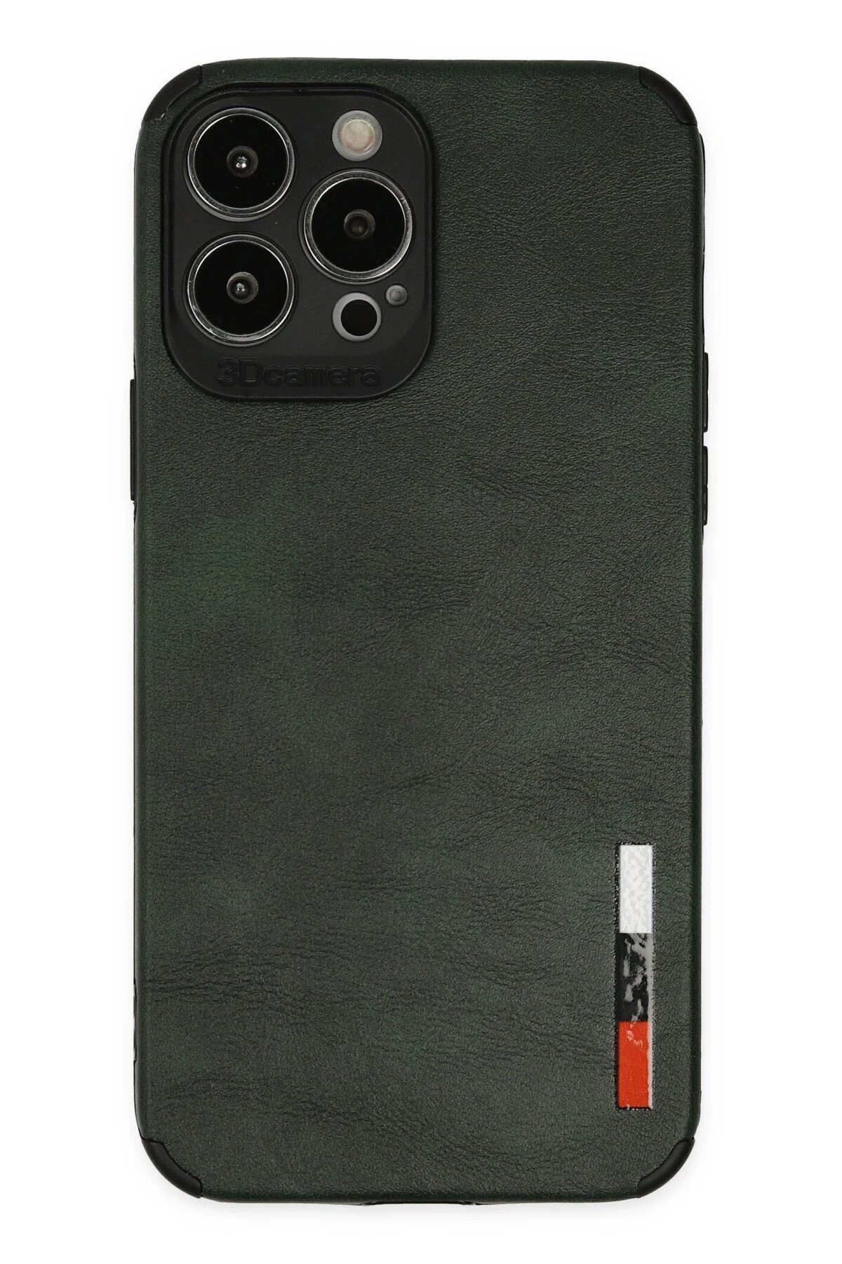 iPhone 13 Pro Kılıf Loop Deri Silikon - Yeşil-(5796)