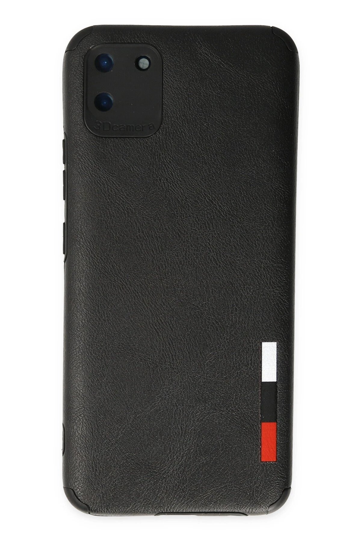 Realme C11 Kılıf Loop Deri Silikon - Siyah-(5796)