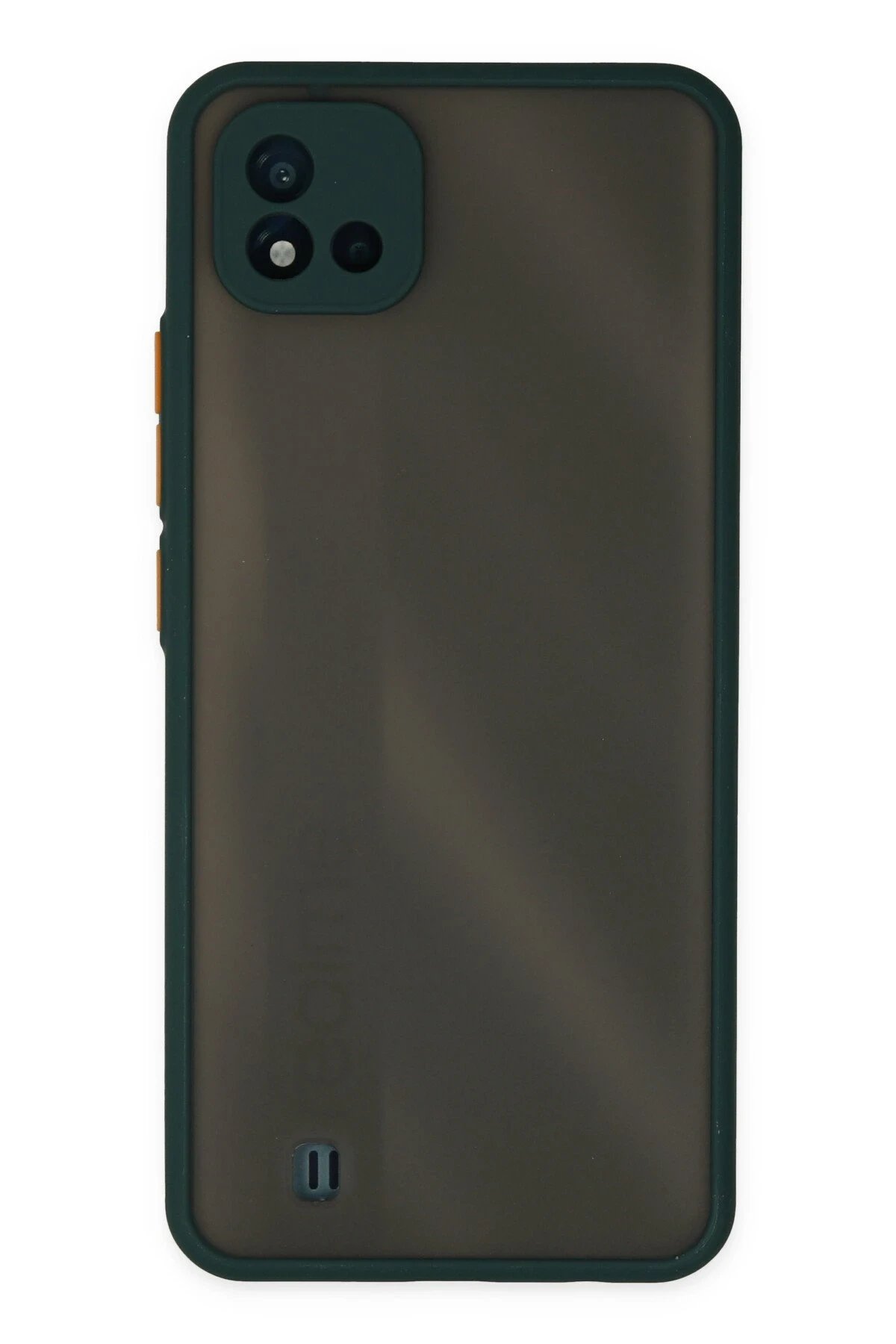 Realme C11 2021 Kılıf Montreal Silikon Kapak - Yeşil-(5796)