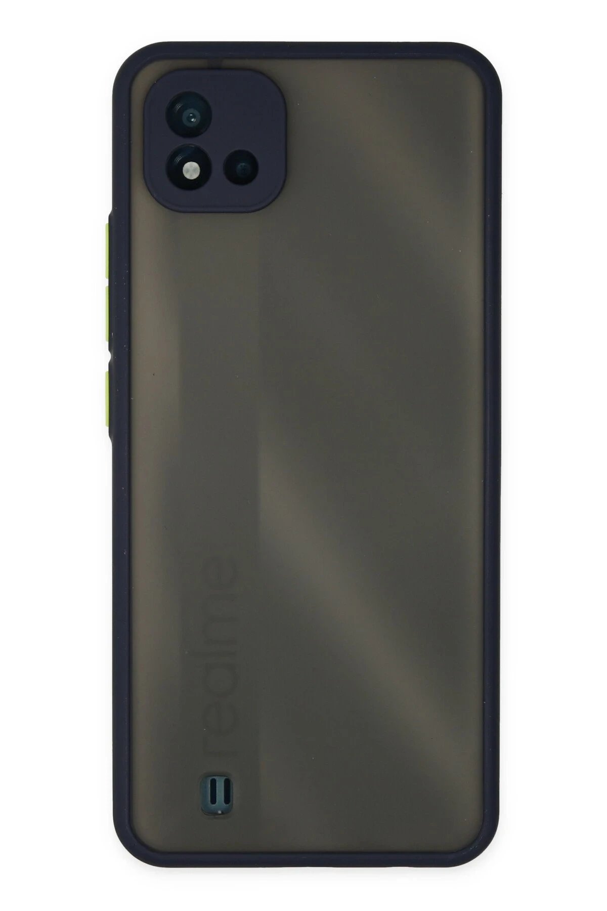 Realme C11 2021 Kılıf Montreal Silikon Kapak - Lacivert-(5796)
