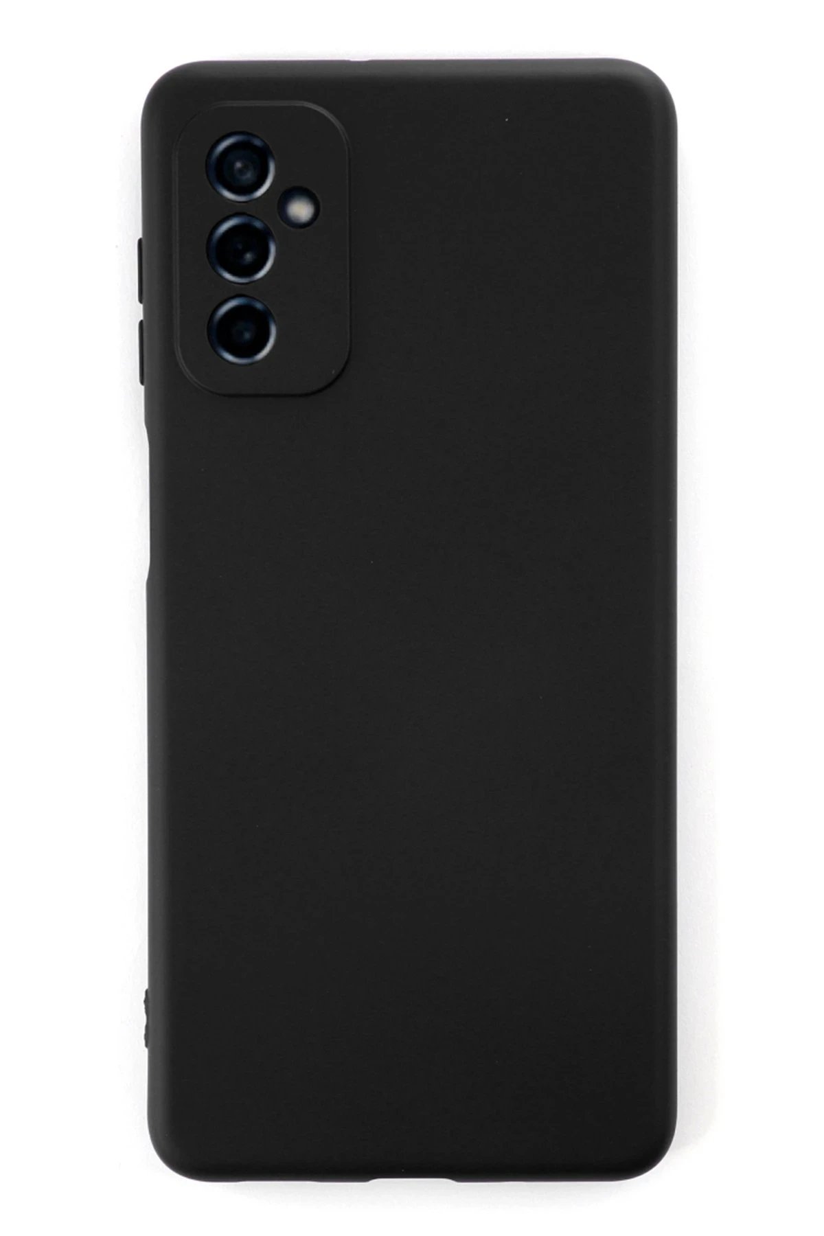 Samsung Galaxy M52 5G Kılıf Nano içi Kadife Silikon - Siyah-(5796)