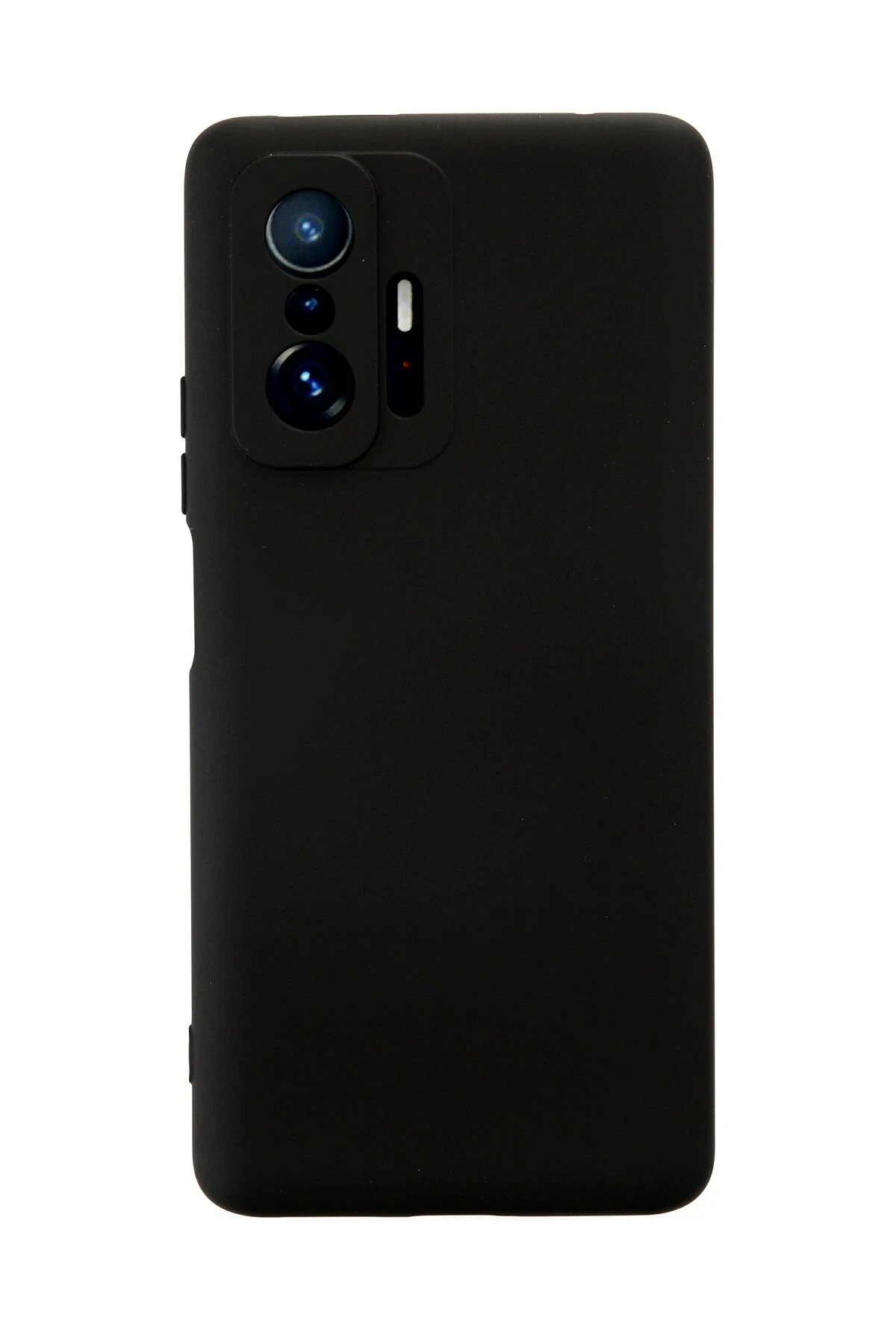 Xiaomi Mi 11T Pro Kılıf Nano içi Kadife Silikon - Siyah-(5796)