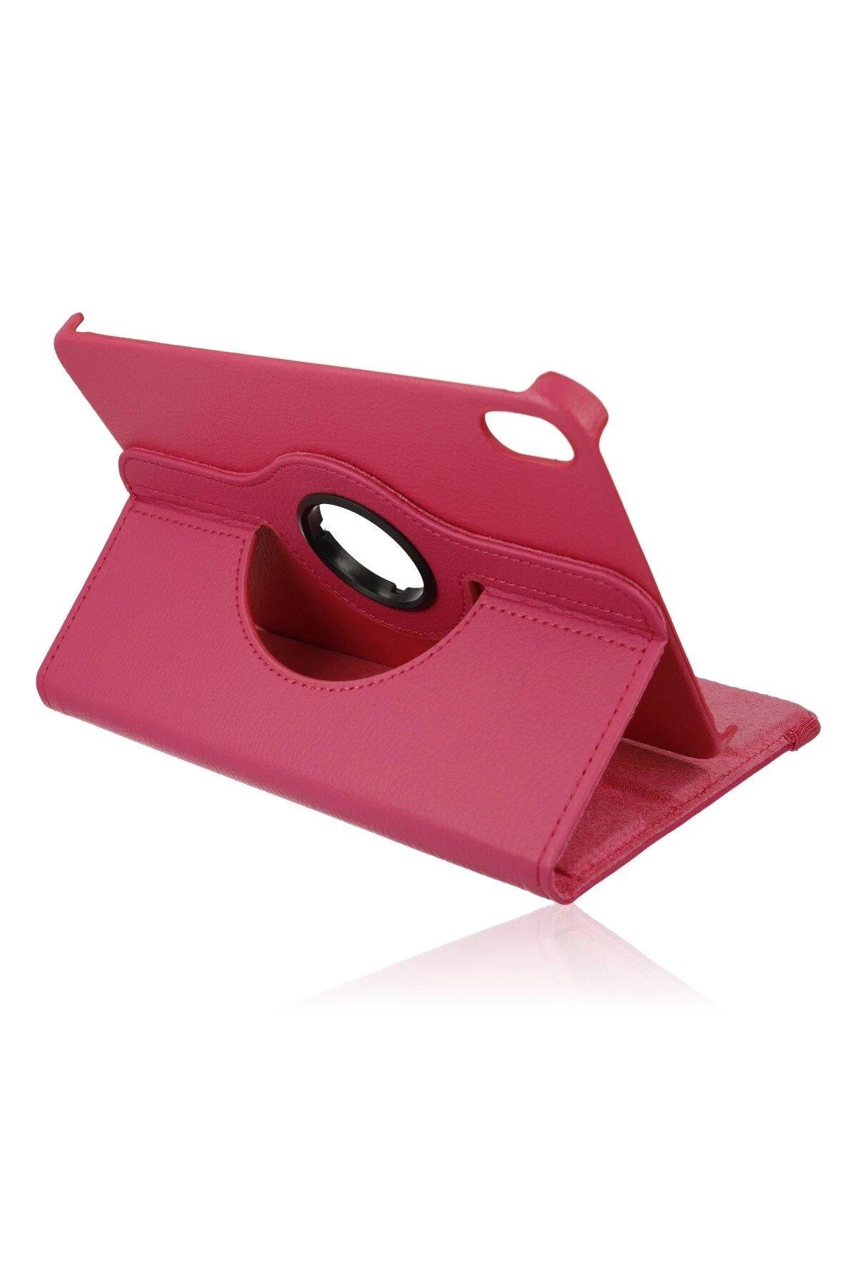 iPad Mini 6 Kılıf 360 Tablet Deri Kılıf - Pembe-(5796)