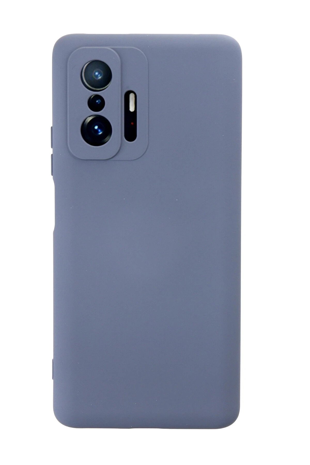 Xiaomi Mi 11T Pro Kılıf Nano içi Kadife Silikon - Gri-(5796)