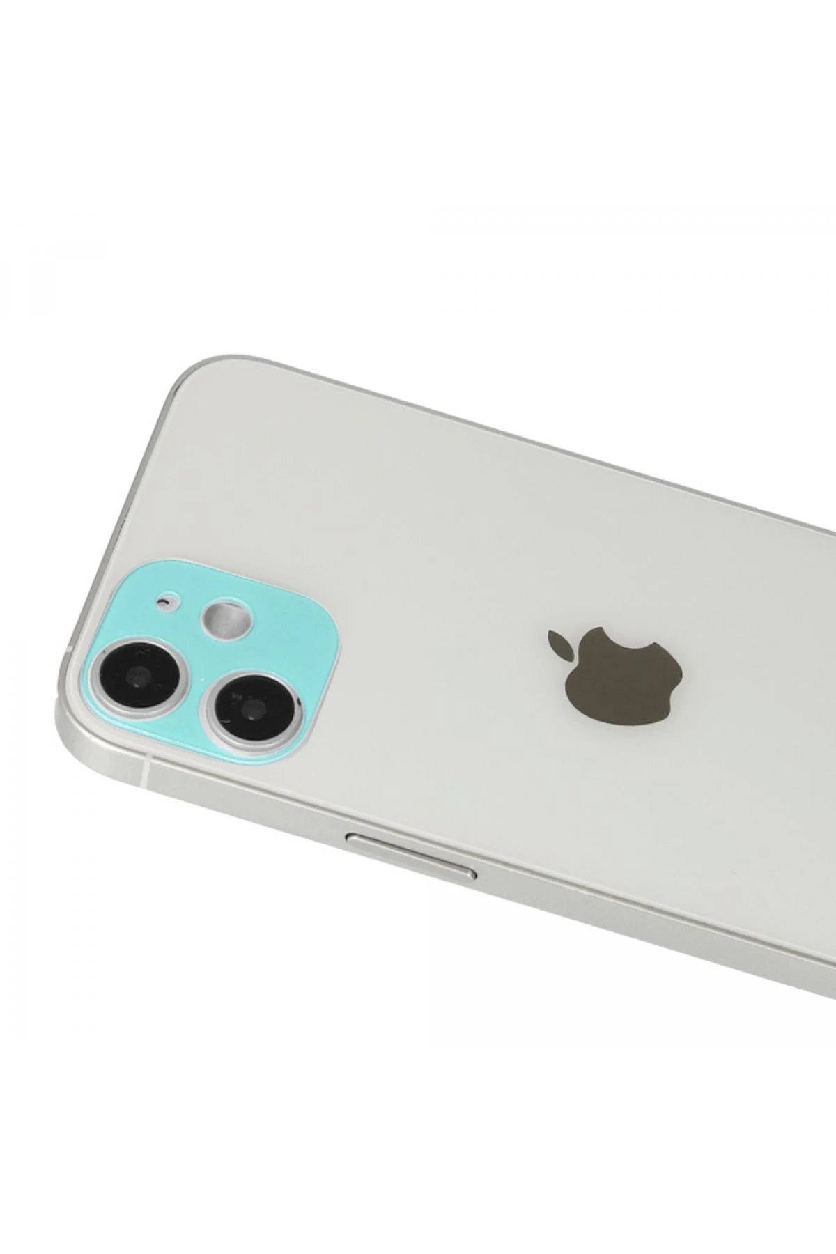 iPhone 12 Rainbow Kamera Lens Koruma Cam - Yeşil-(5796)