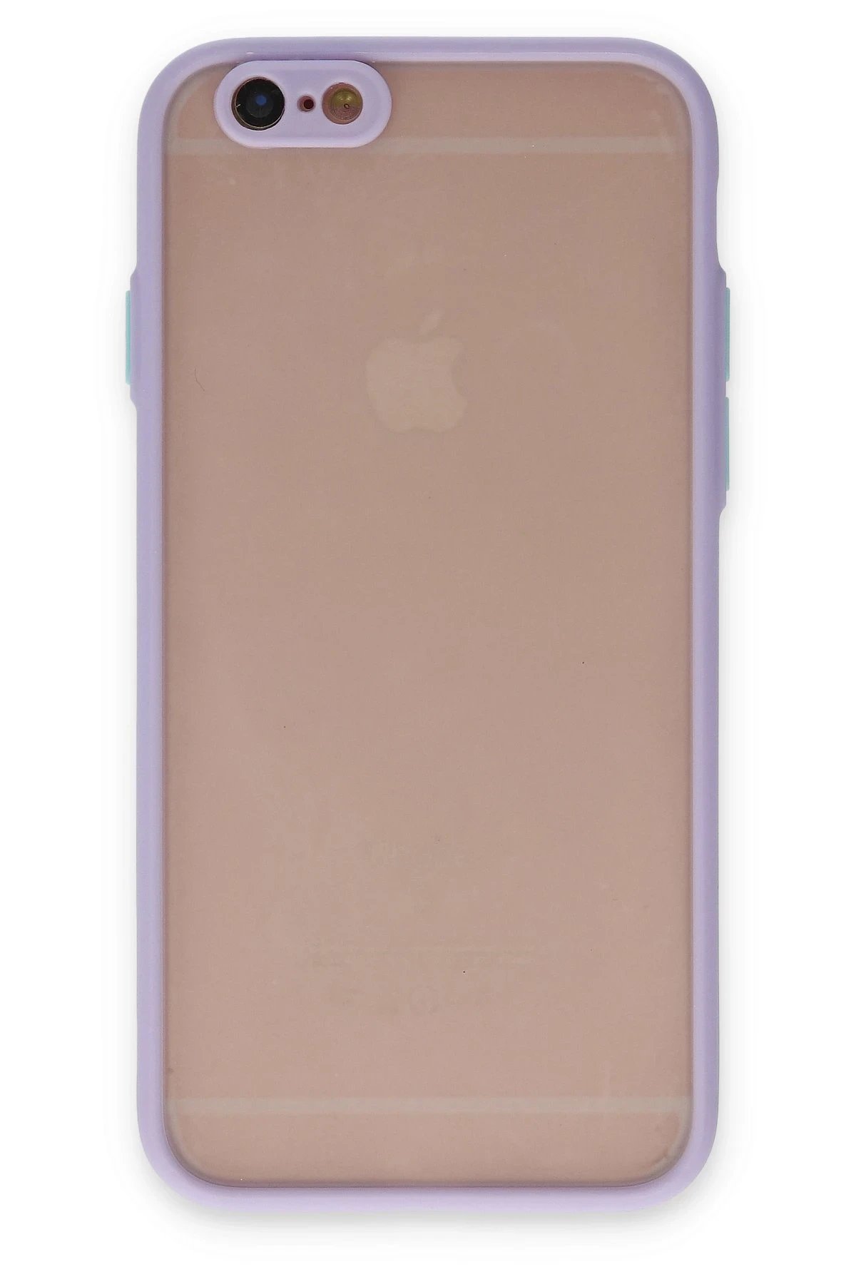 iPhone 6 Kılıf Montreal Silikon Kapak - Mor-(5796)
