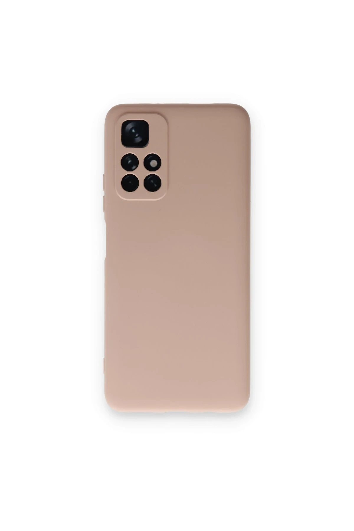 Xiaomi Redmi Note 11T Kılıf Nano içi Kadife Silikon - Pudra-(5796)