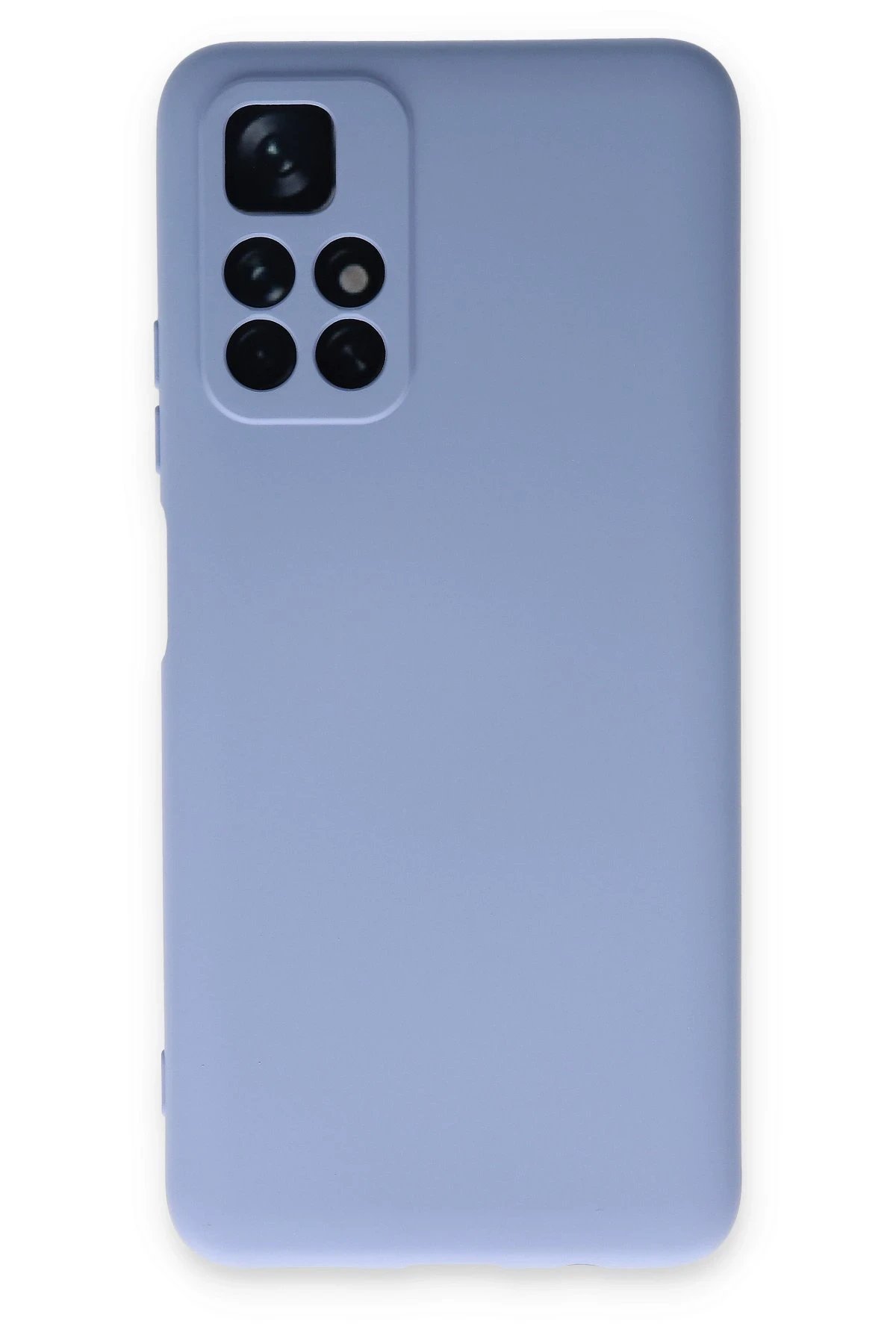 Xiaomi Redmi Note 11T Kılıf Nano içi Kadife Silikon - Lila-(5796)