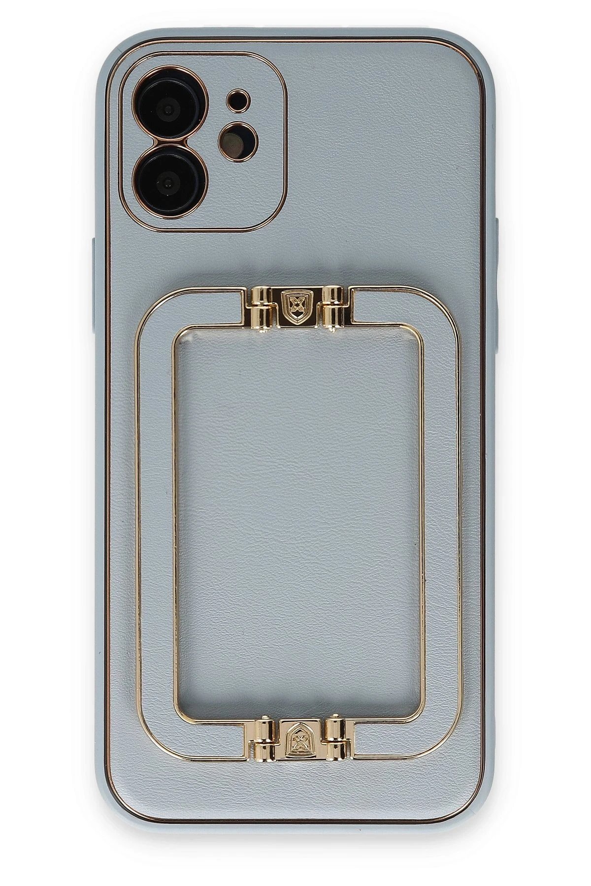 iPhone 12 Kılıf Coco Elit Kapak - Turkuaz-(5796)