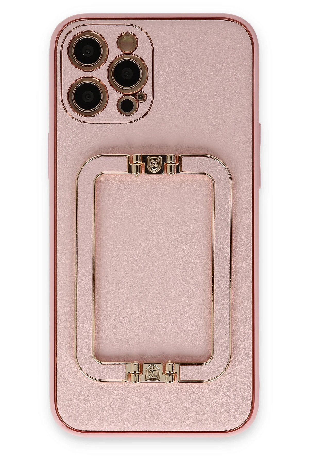 iPhone 12 Pro Kılıf Coco Elit Kapak - Pembe-(5796)