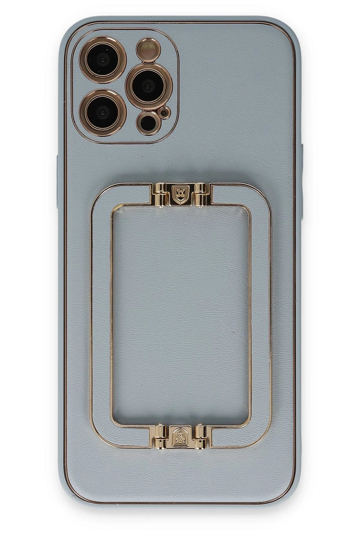 iPhone 12 Pro Max Kılıf Coco Elit Kapak - Turkuaz-(5796)
