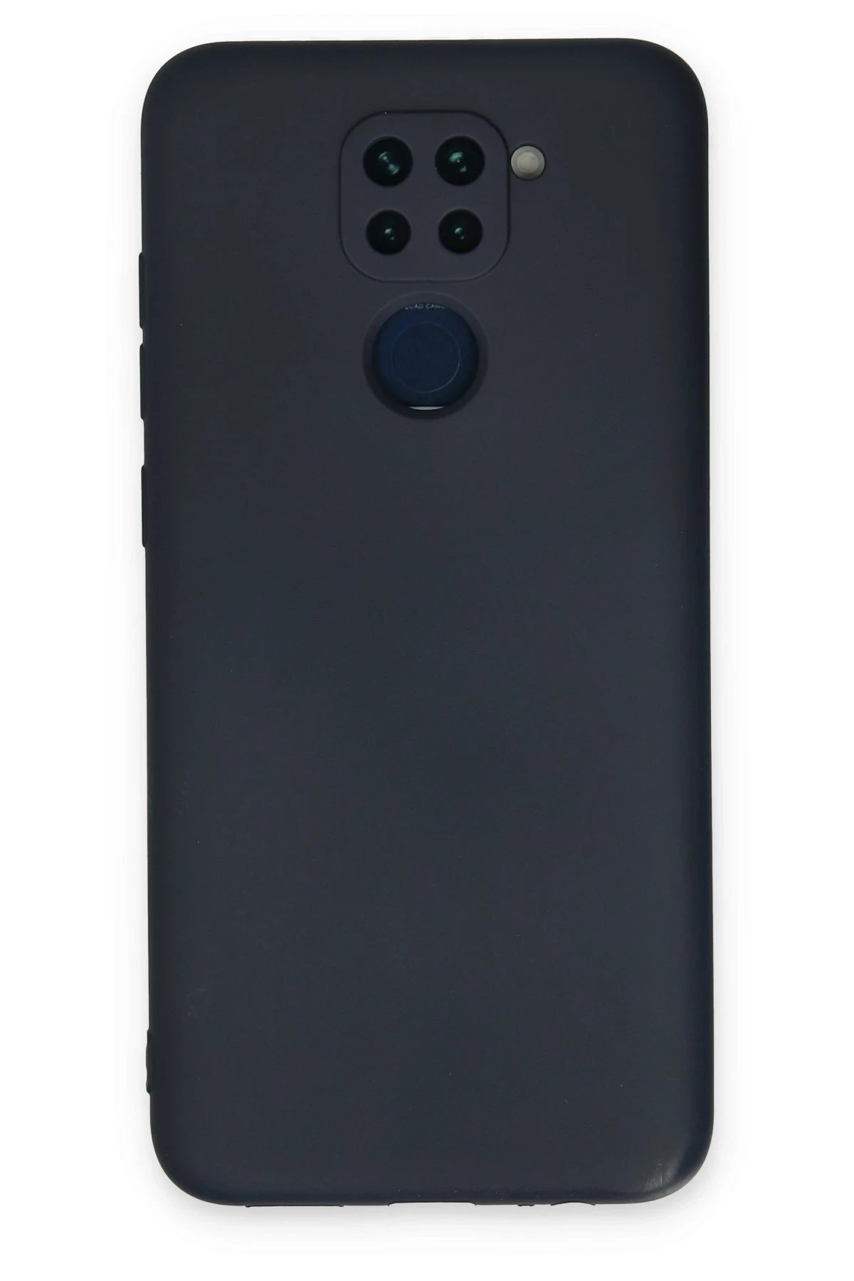 Xiaomi Redmi Note 9 Kılıf Nano içi Kadife Silikon - Lacivert-(5796)
