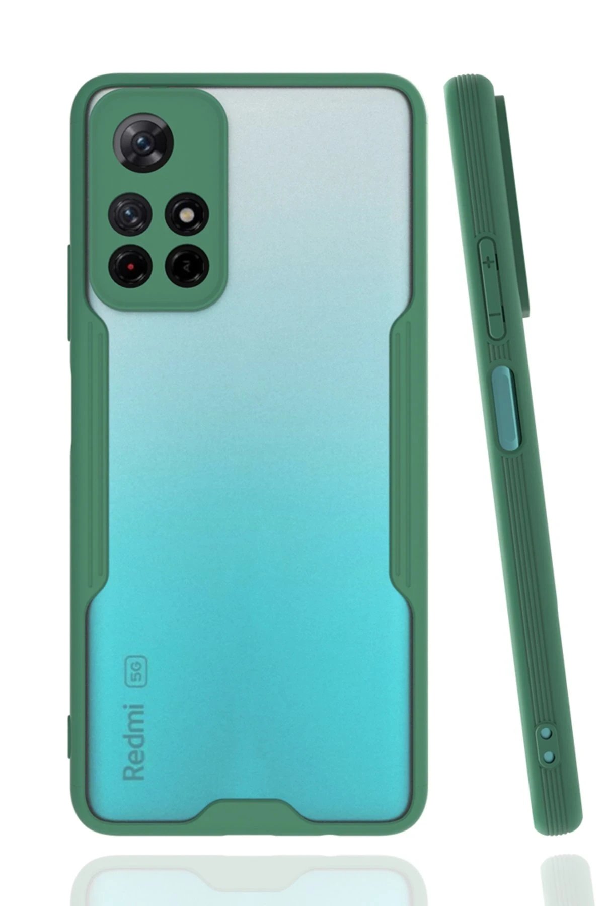 Xiaomi Redmi Note 11T Kılıf Platin Silikon - Yeşil-(5796)