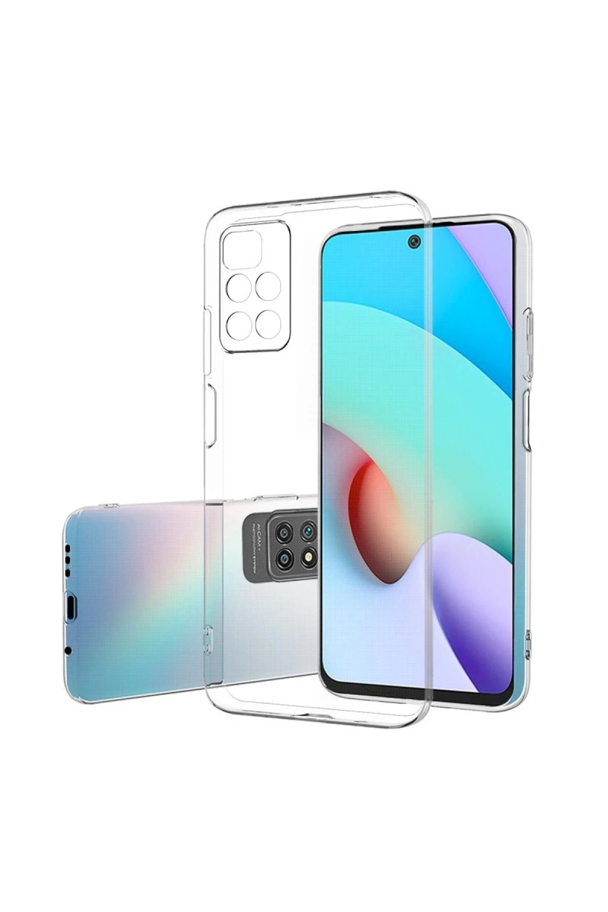Xiaomi Redmi 10 2022 Kılıf Lüx Şeffaf Silikon-(5796)
