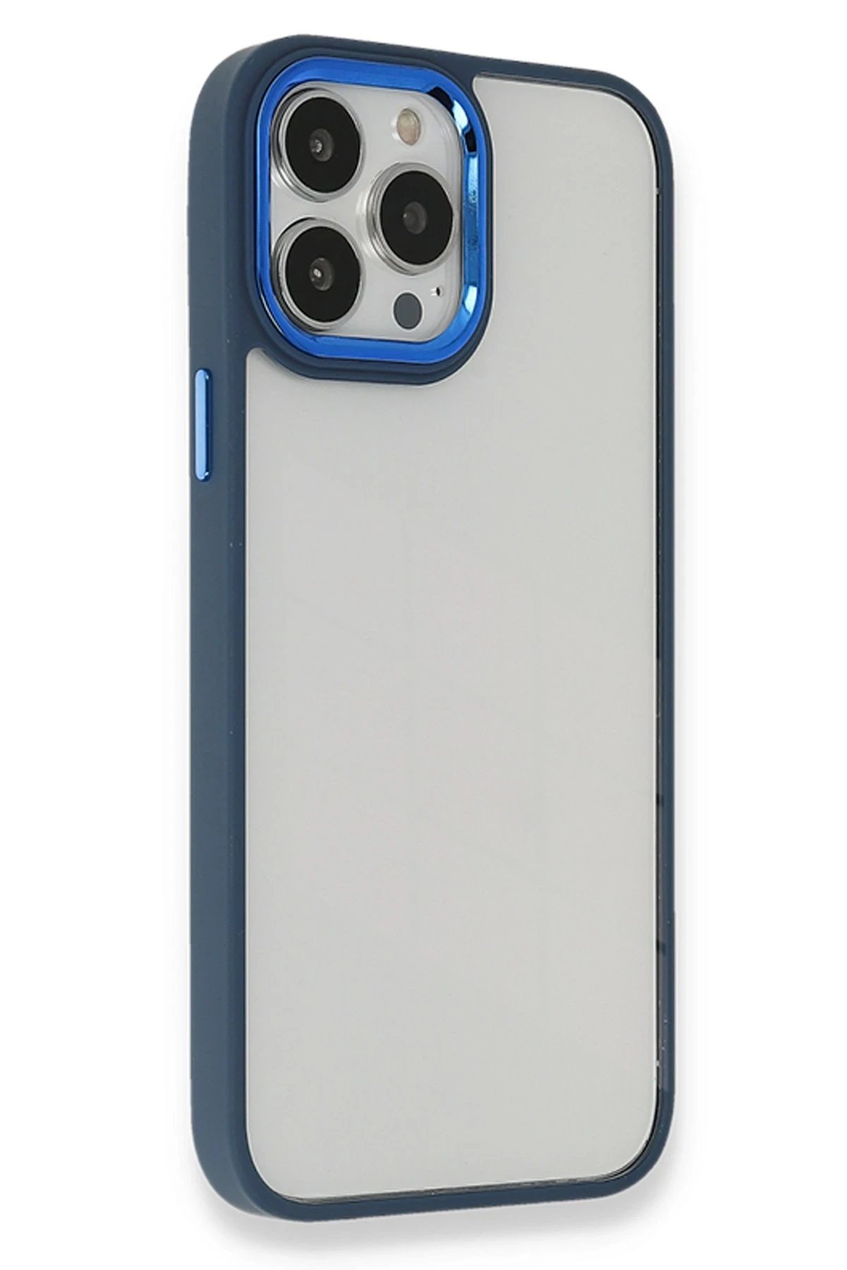 iPhone 13 Pro Kılıf Dora Kapak - Mavi-(5796)