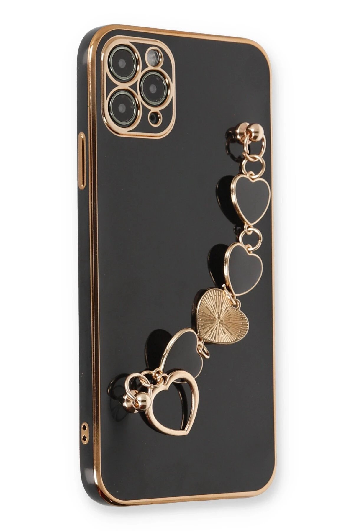 iPhone 11 Pro Kılıf Esila Silikon - Siyah-(5796)