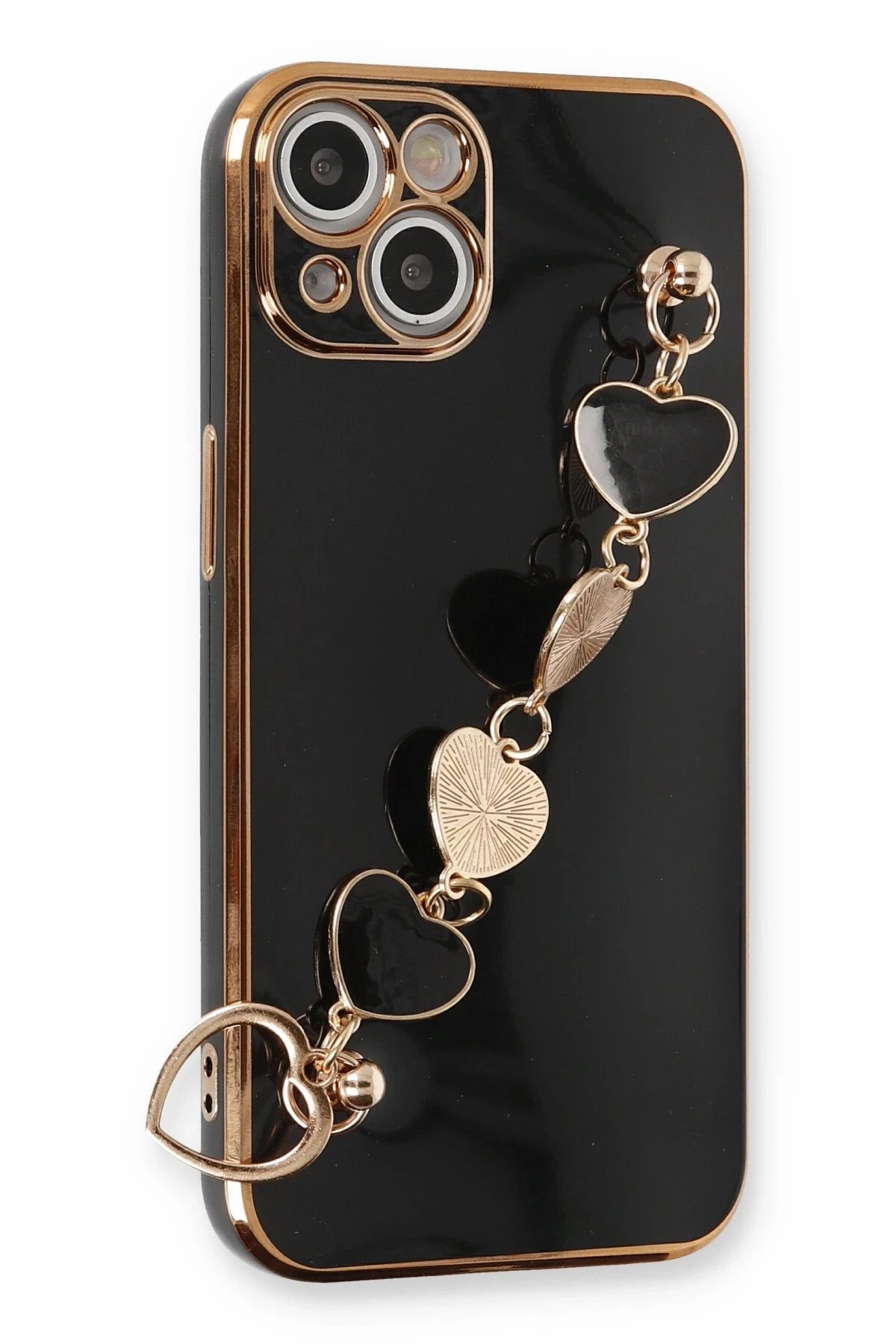 iPhone 13 Kılıf Esila Silikon - Siyah-(5796)