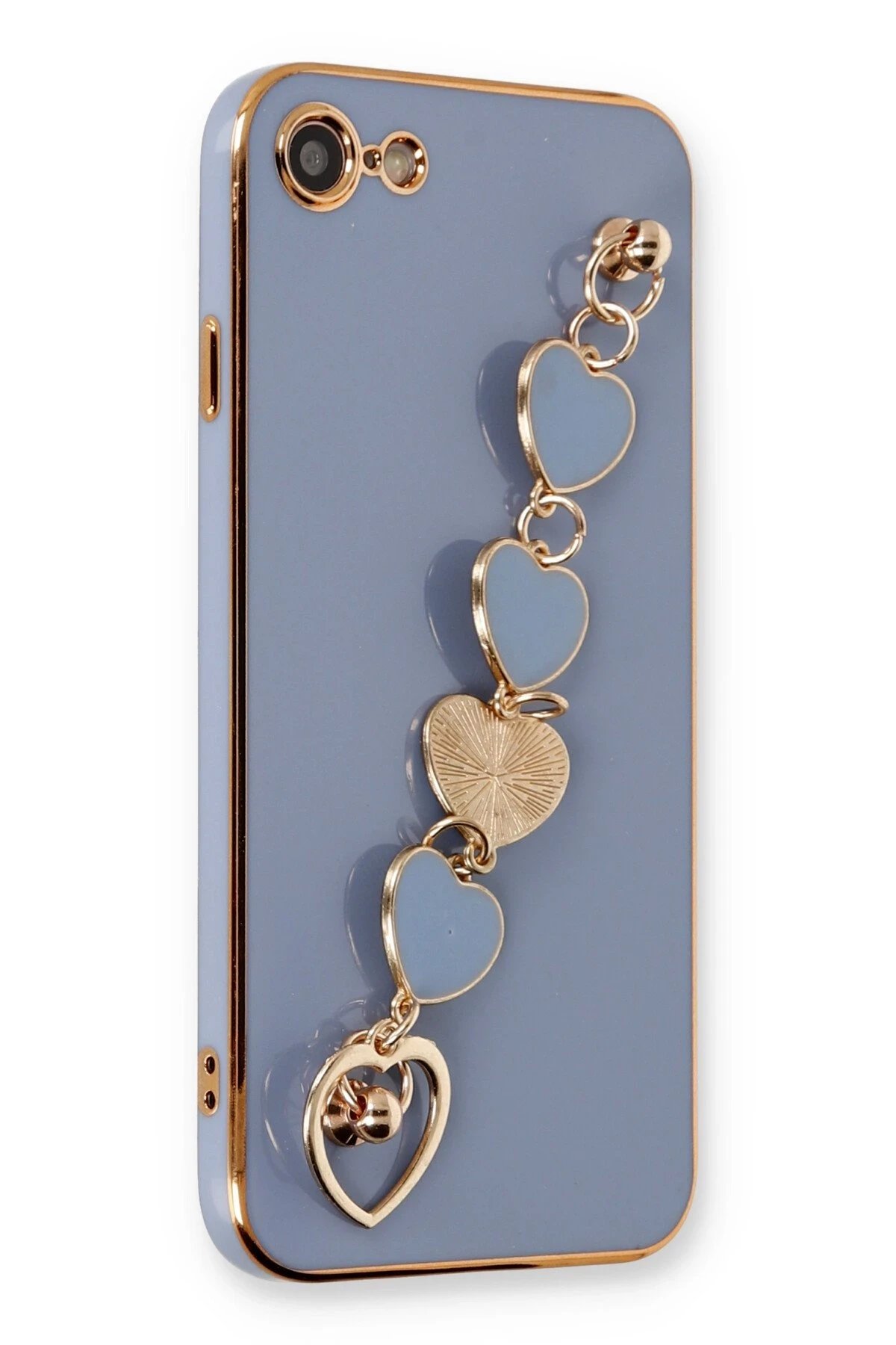 iPhone 7 Kılıf Esila Silikon - Gri-(5796)