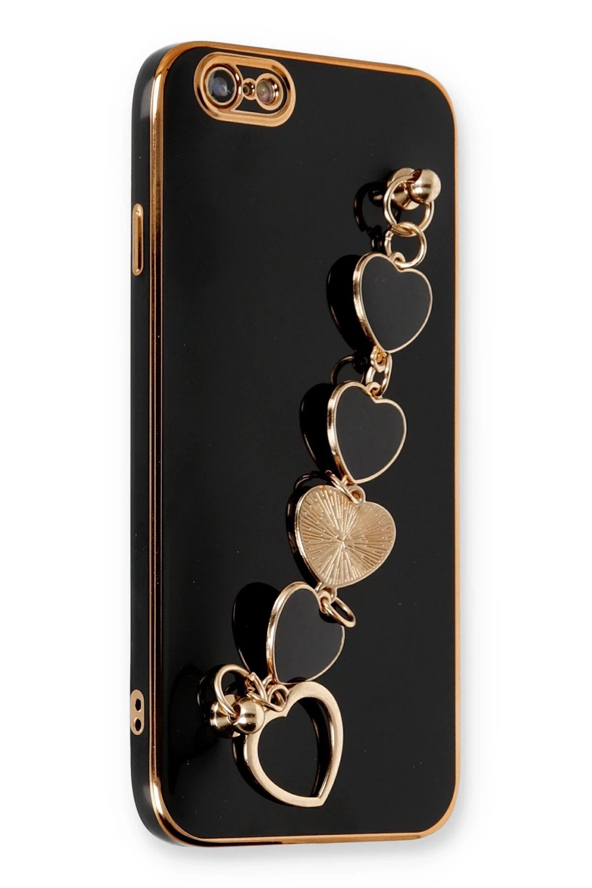 iPhone 6 Kılıf Esila Silikon - Siyah-(5796)