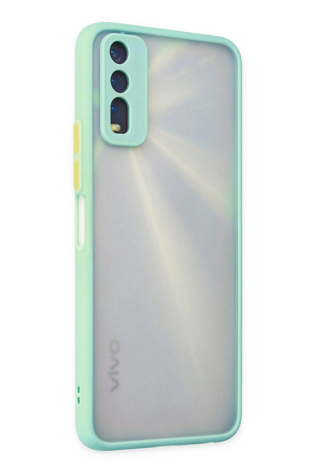 Vivo Y11S Kılıf Montreal Silikon Kapak - Turkuaz-(5796)