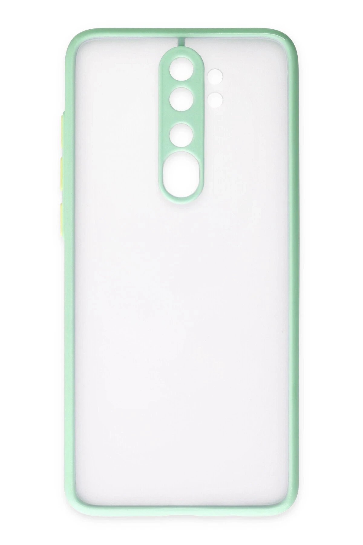 Xiaomi Redmi Note 8 Pro Kılıf Montreal Silikon Kapak - Turkuaz-(5796)
