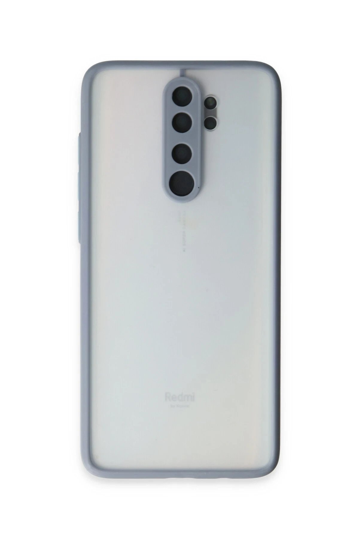 Xiaomi Redmi Note 8 Pro Kılıf Montreal Silikon Kapak - Gri-(5796)
