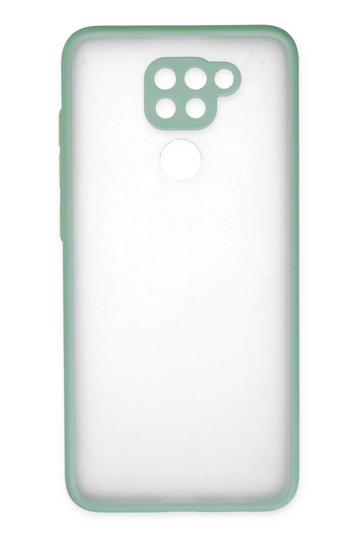 Xiaomi Redmi Note 9 Kılıf Montreal Silikon Kapak - Turkuaz-(5796)