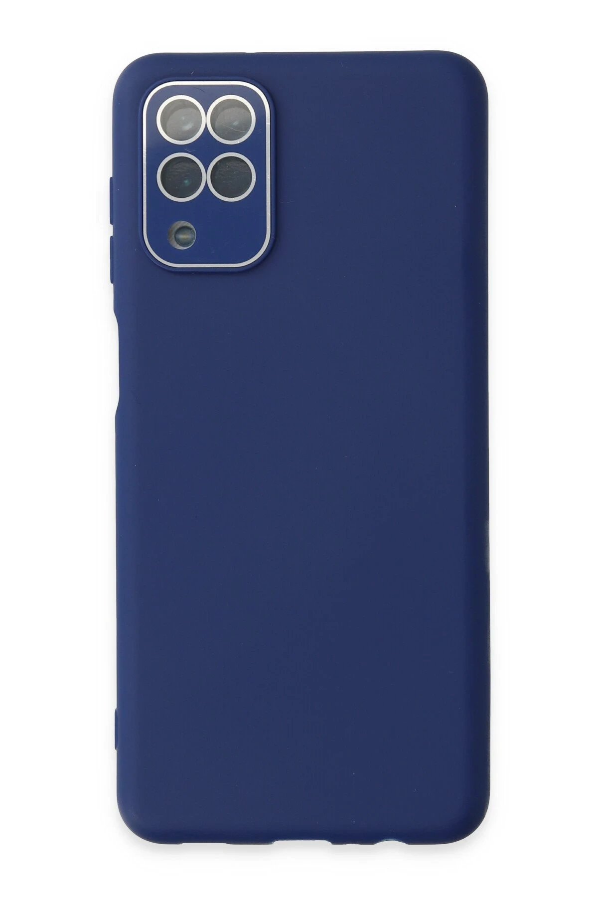 Samsung Galaxy A22 Kılıf Lansman Glass Kapak - Sky Blue-(5796)