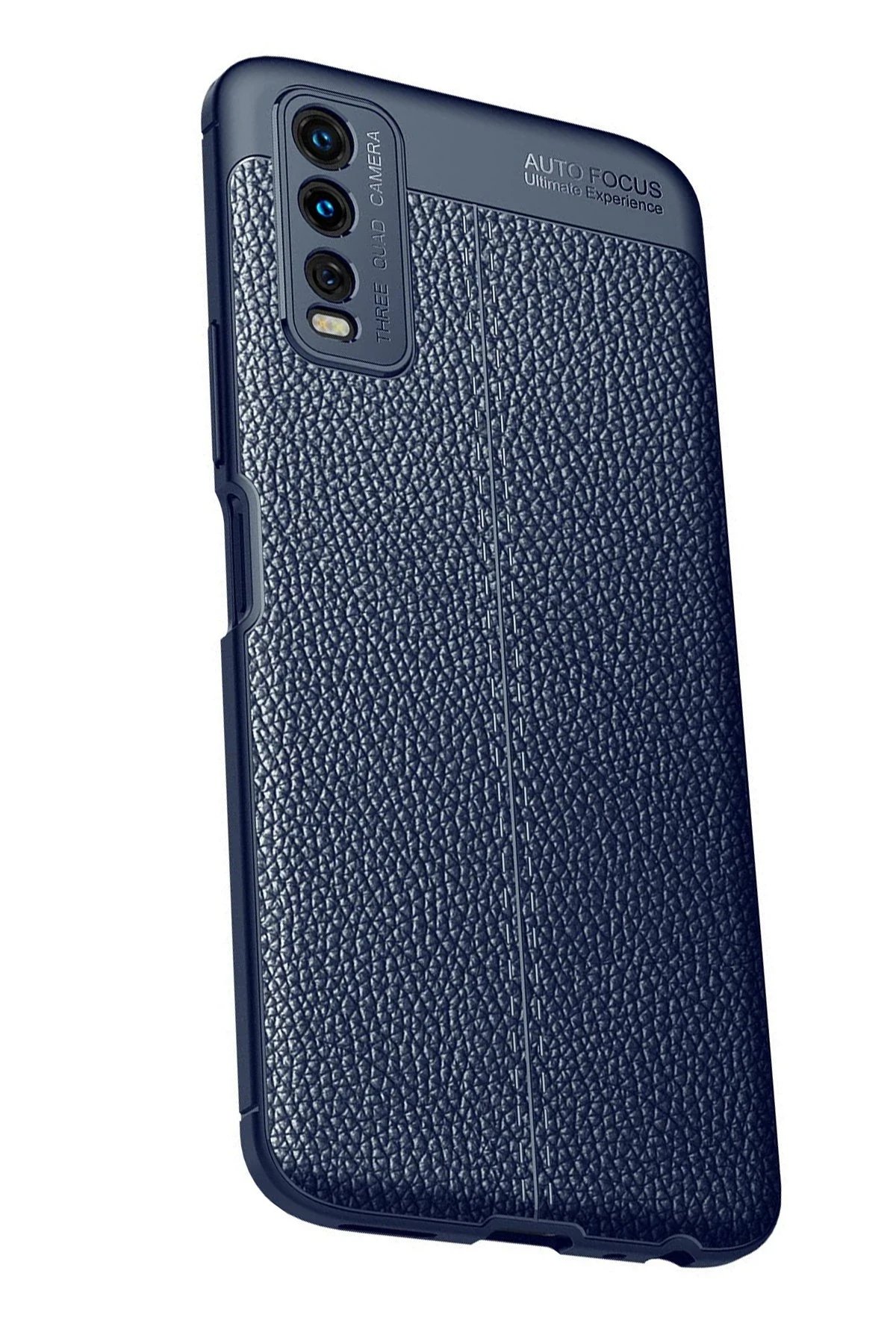 Vivo Y11S Kılıf Auto Focus Kapak - Lacivert-(5796)
