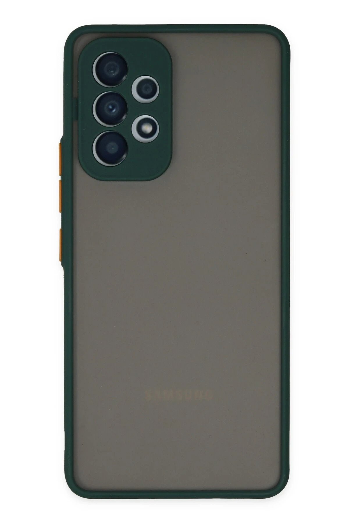 Samsung Galaxy A53 5G Kılıf Montreal Silikon Kapak - Yeşil-(5796)