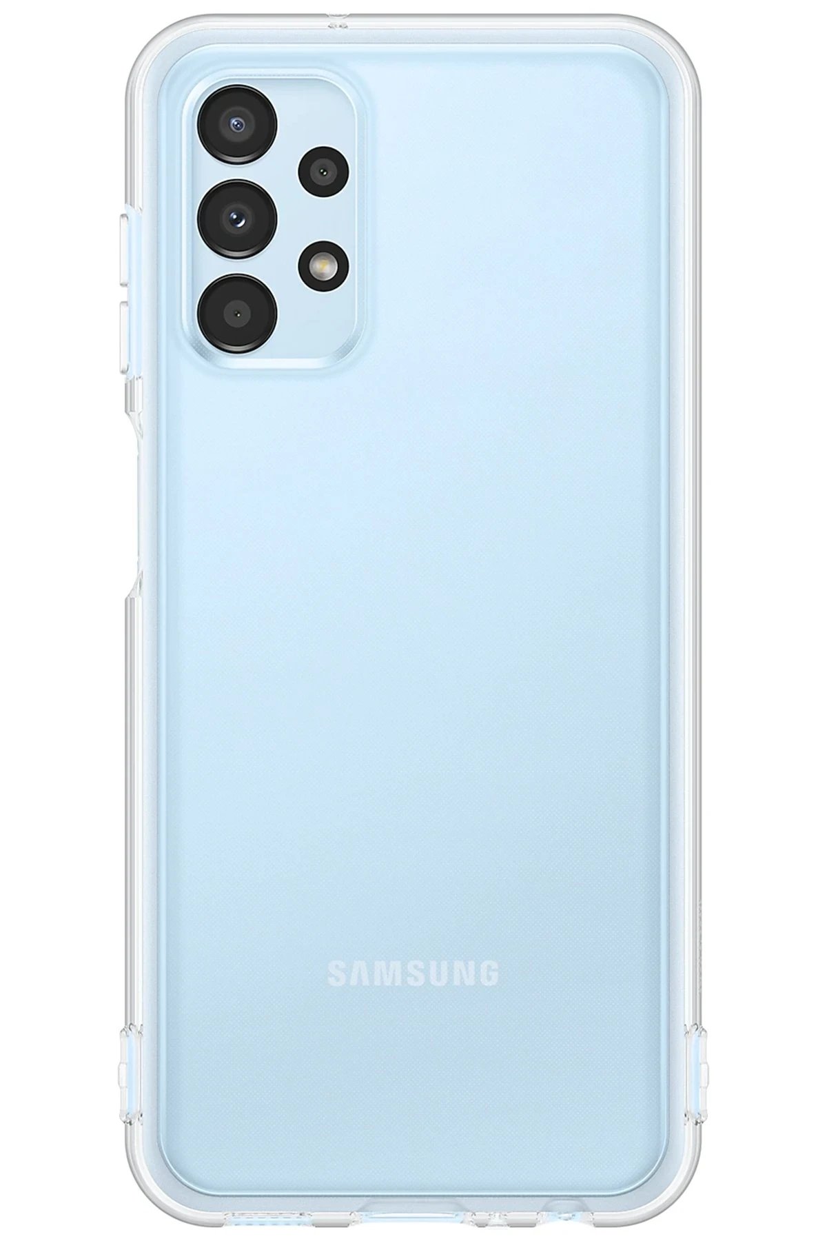 Samsung Galaxy A13 4G Kılıf Lüx Şeffaf Silikon-(5796)