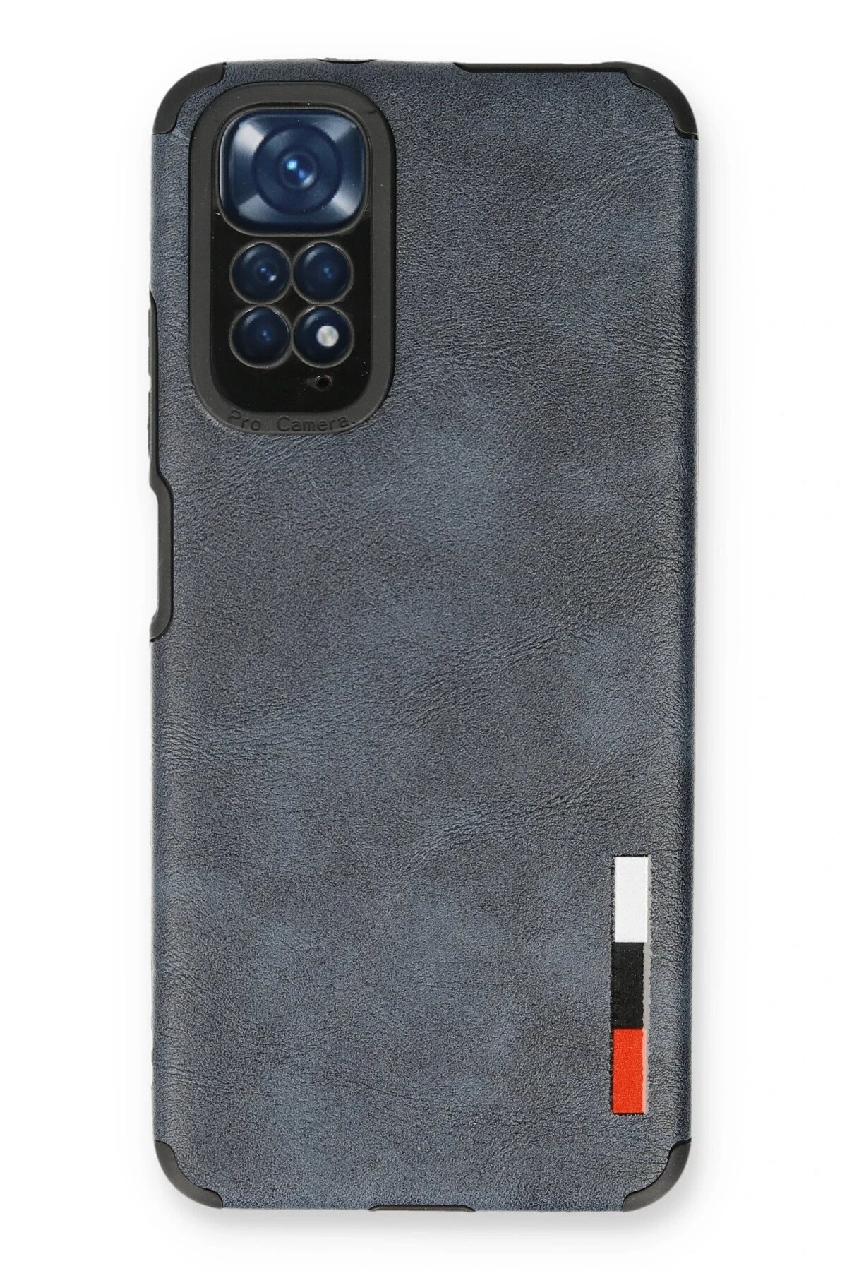 Xiaomi Redmi Note 11 Kılıf Loop Deri Silikon - Lacivert-(5796)