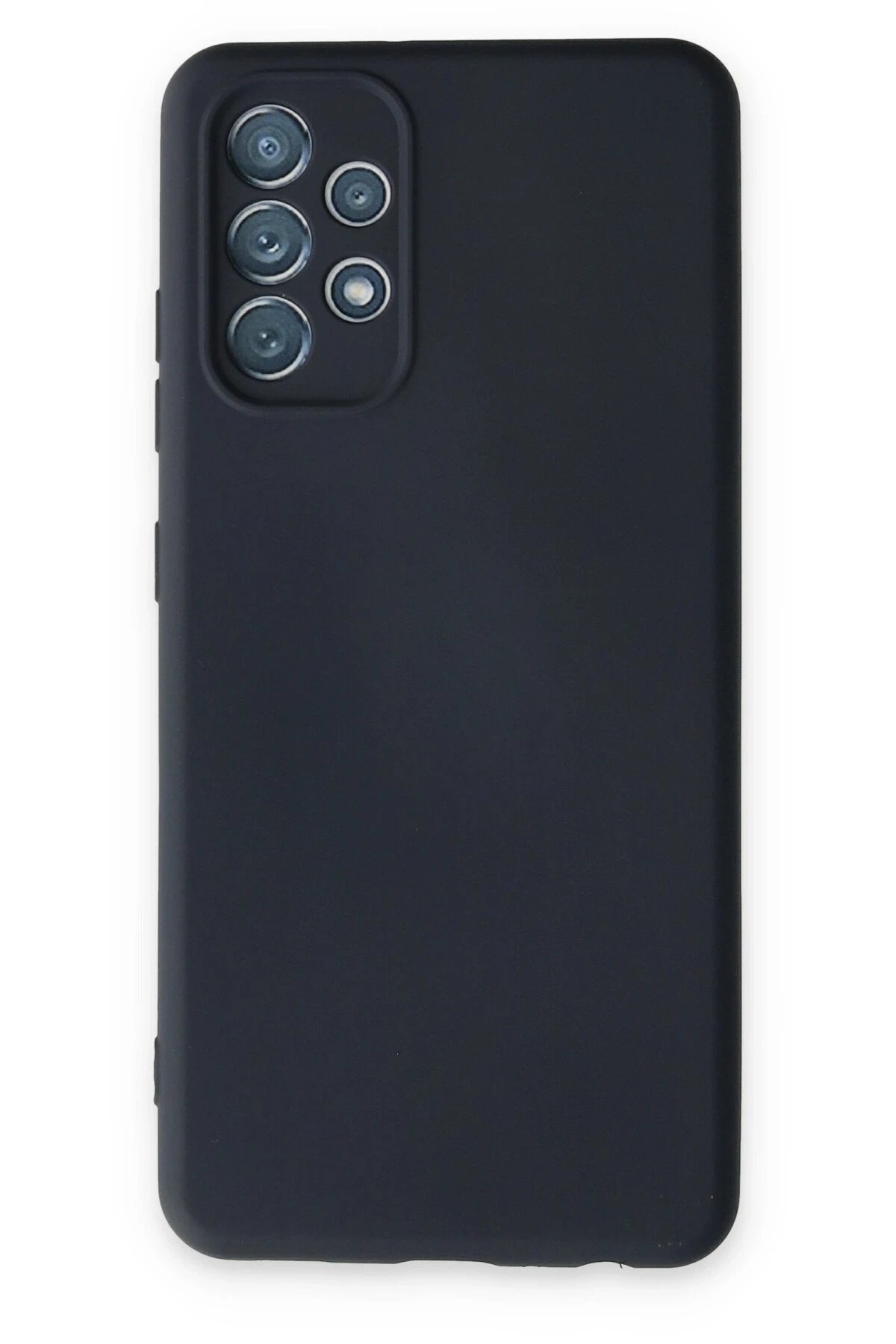 Samsung Galaxy A13 4G Kılıf Nano içi Kadife Silikon - Lacivert-(5796)