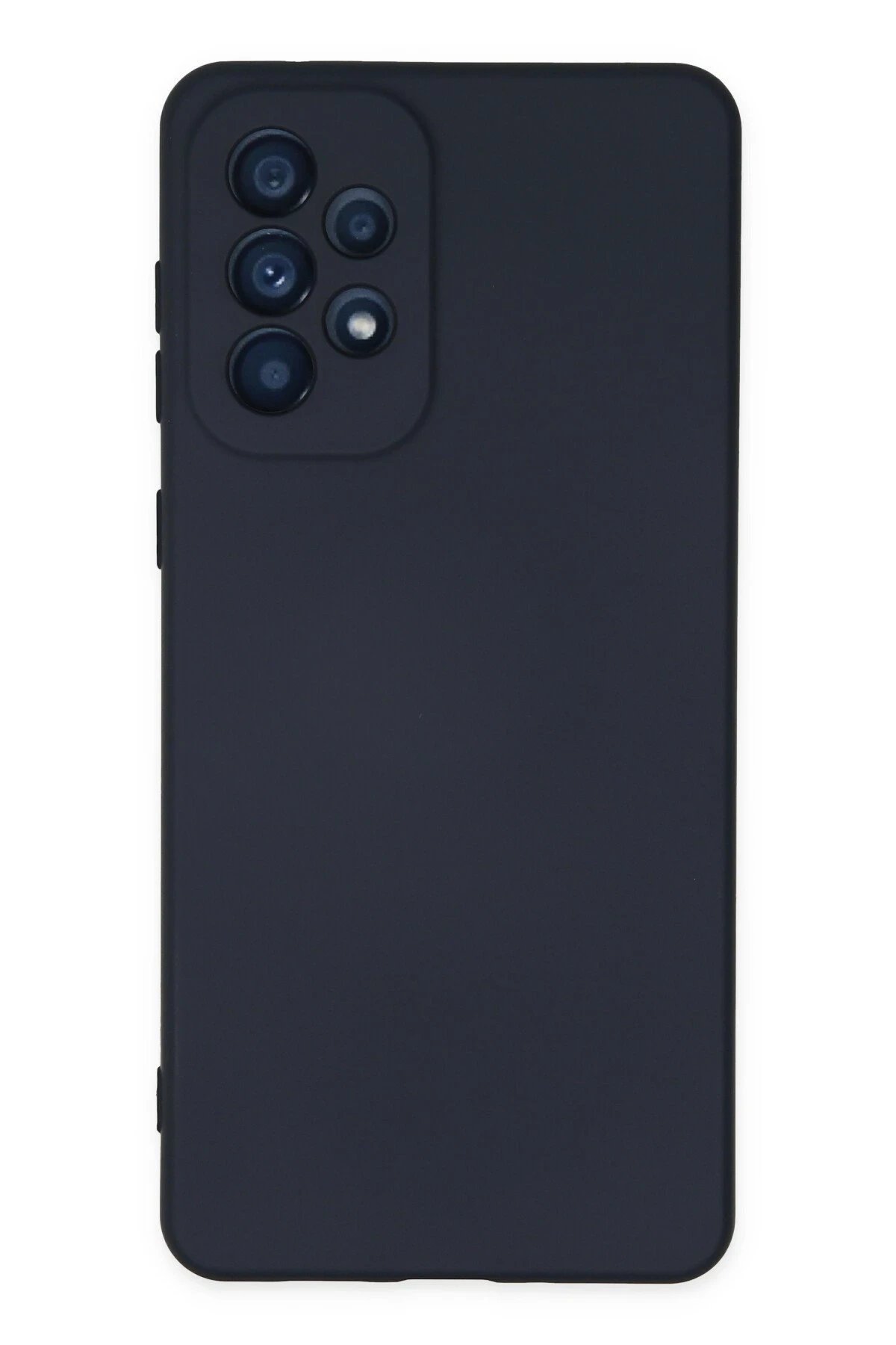 Samsung Galaxy A23 4G Kılıf Nano içi Kadife Silikon - Lacivert-(5796)