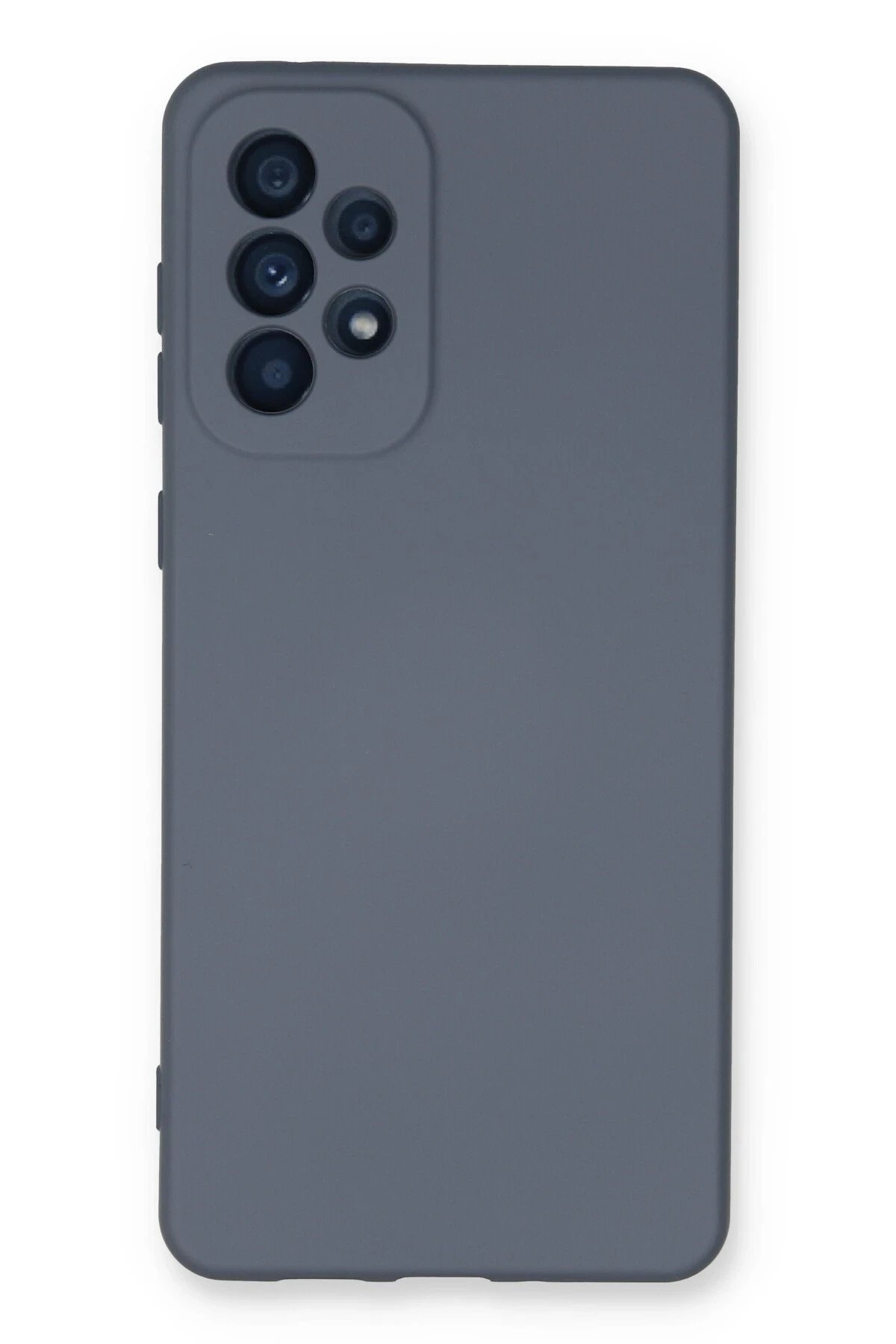 Samsung Galaxy A33 5G Kılıf Nano içi Kadife Silikon - Gri-(5796)