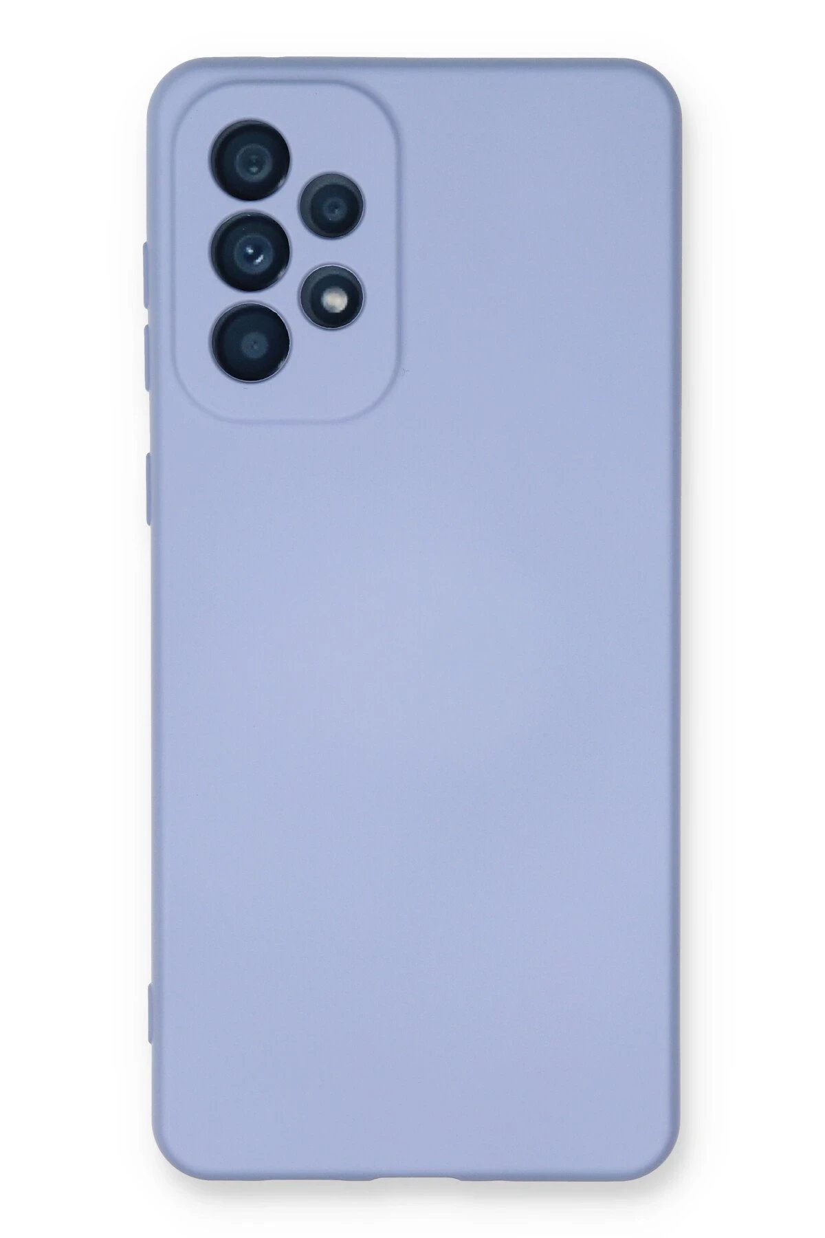 Samsung Galaxy A33 5G Kılıf Nano içi Kadife Silikon - Lila-(5796)
