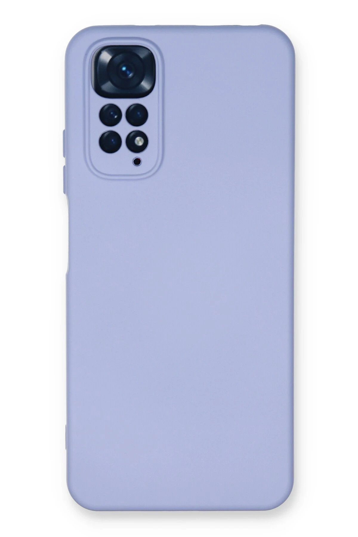Xiaomi Redmi Note 11 Kılıf Nano içi Kadife Silikon - Lila-(5796)