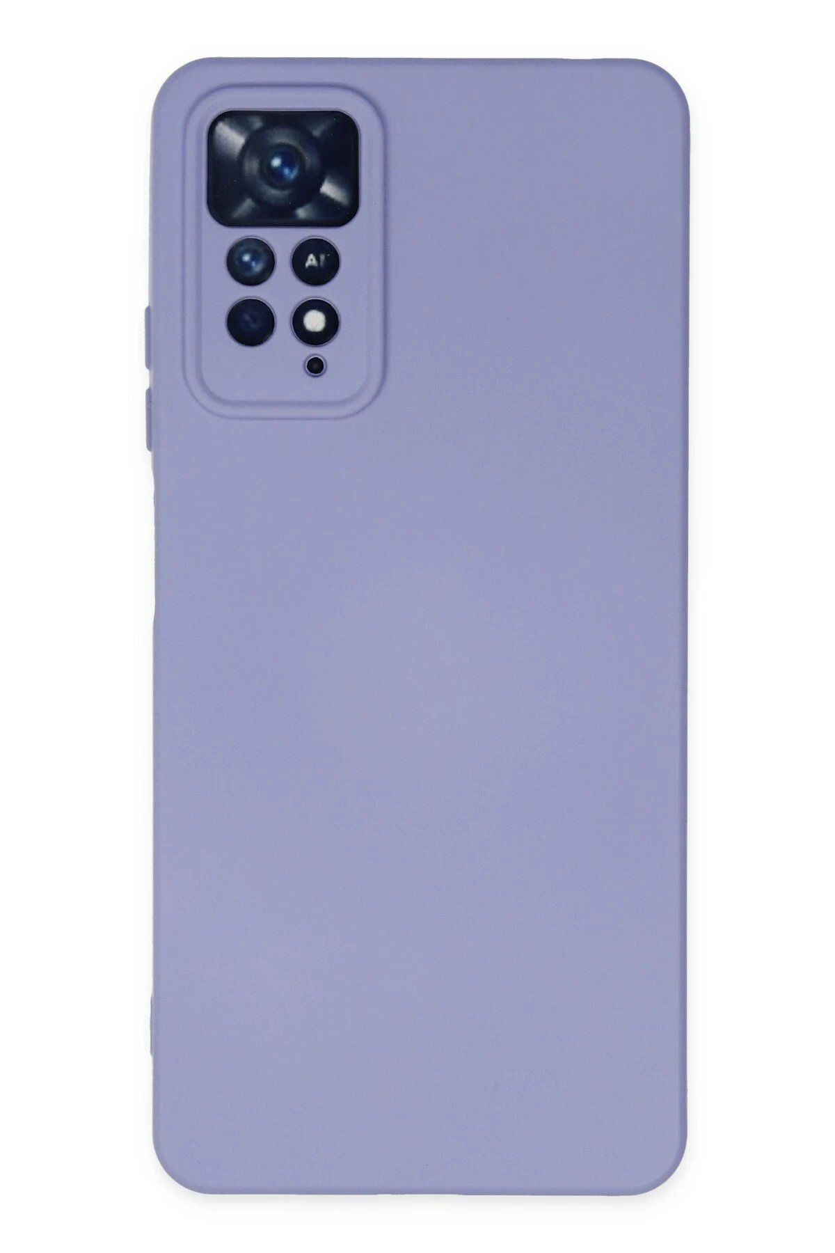 Xiaomi Redmi Note 11 Pro Kılıf Nano içi Kadife Silikon - Lila-(5796)