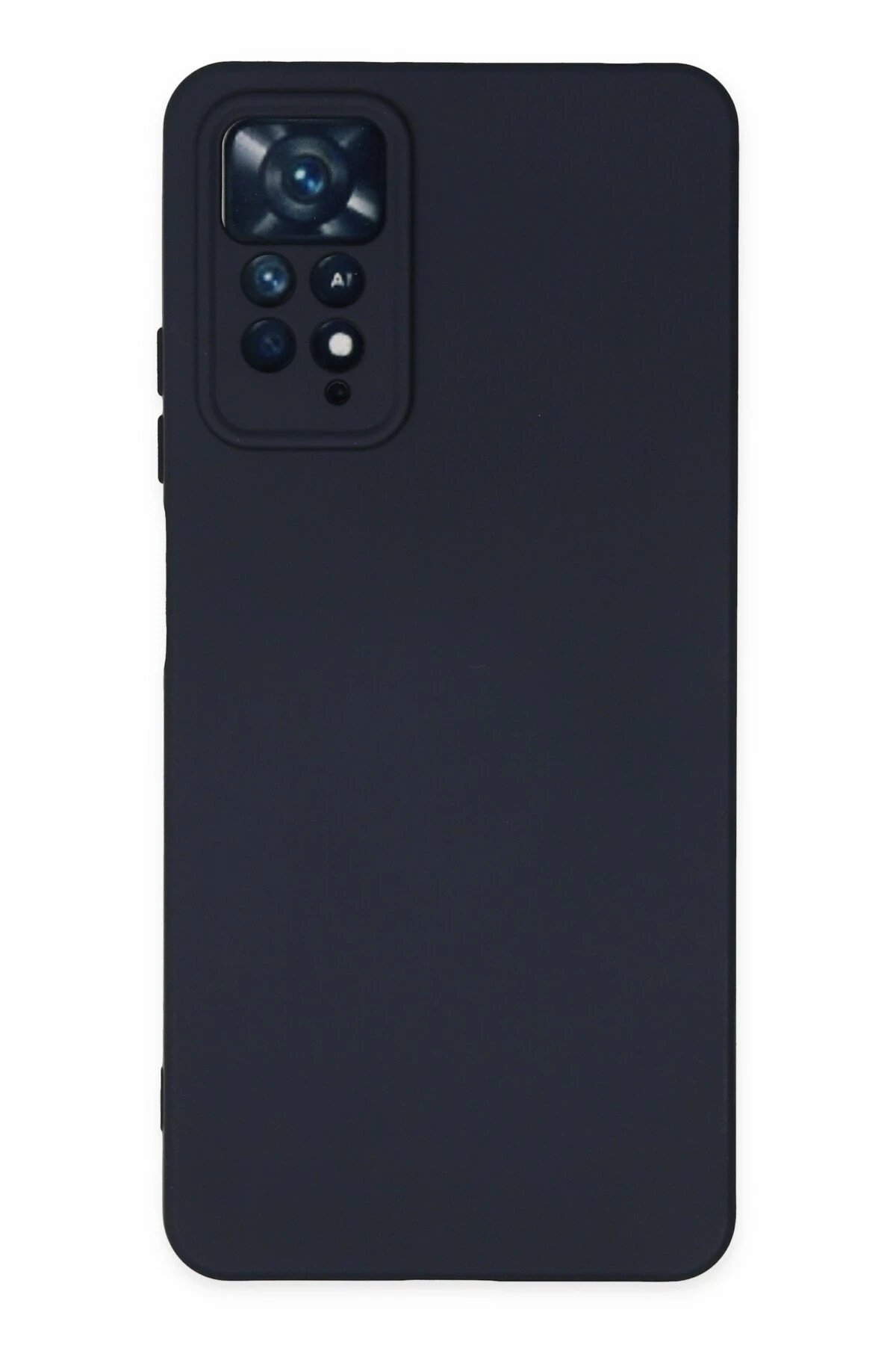 Xiaomi Redmi Note 11 Pro Kılıf Nano içi Kadife Silikon - Lacivert-(5796)