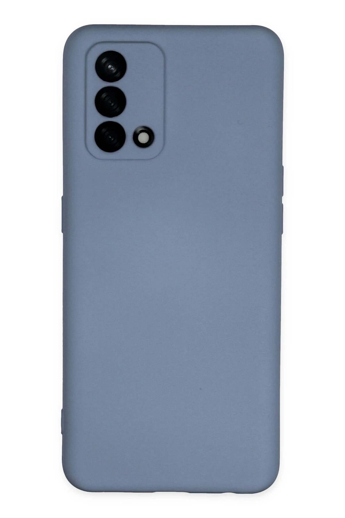 Oppo A74 4G Kılıf Nano içi Kadife Silikon - Gri-(5796)