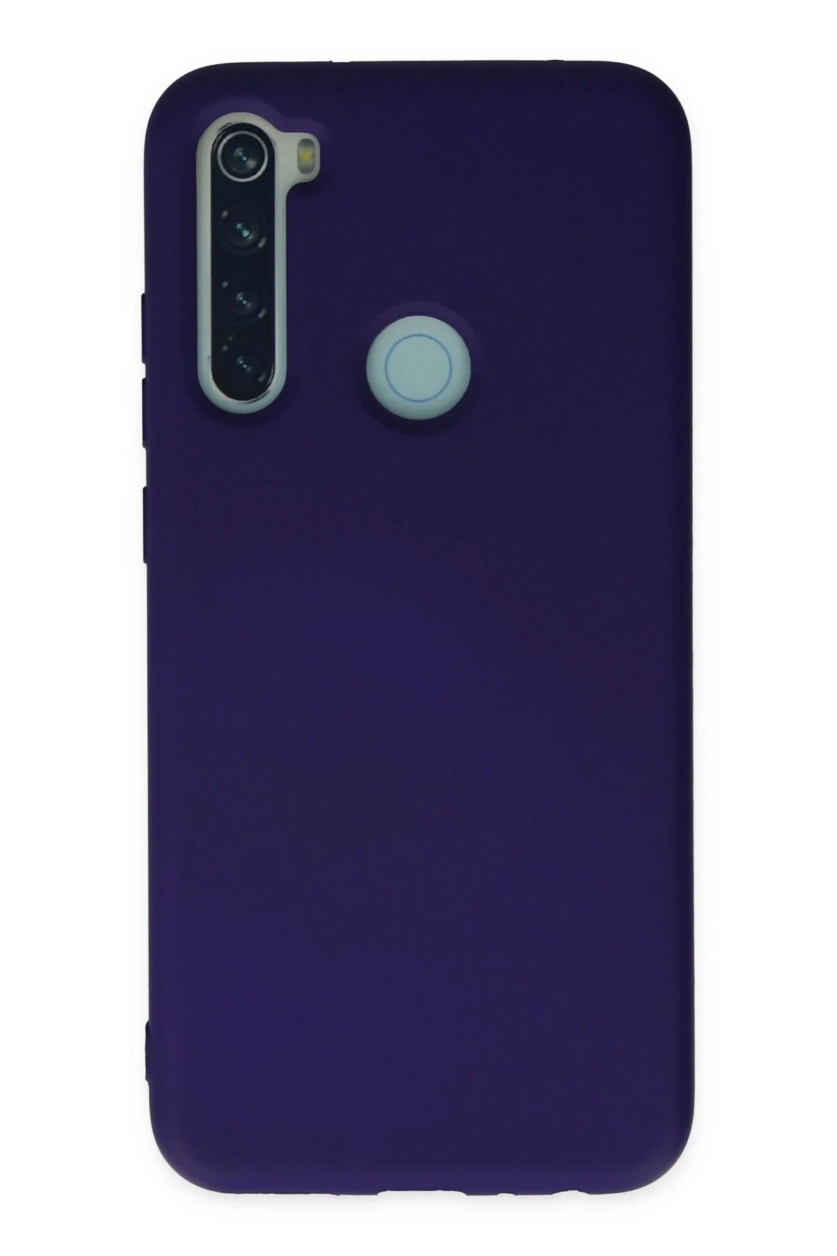 Xiaomi Redmi Note 8 Kılıf Nano içi Kadife Silikon - Mor-(5796)