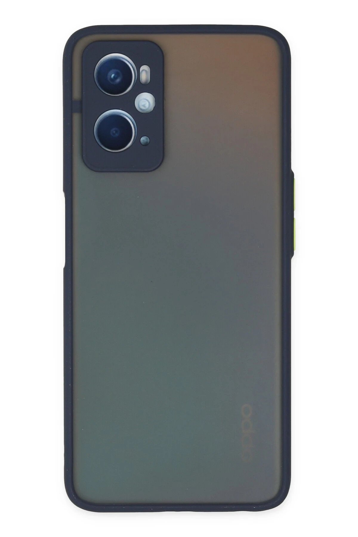 Oppo A96 Kılıf Montreal Silikon Kapak - Lacivert-(5796)