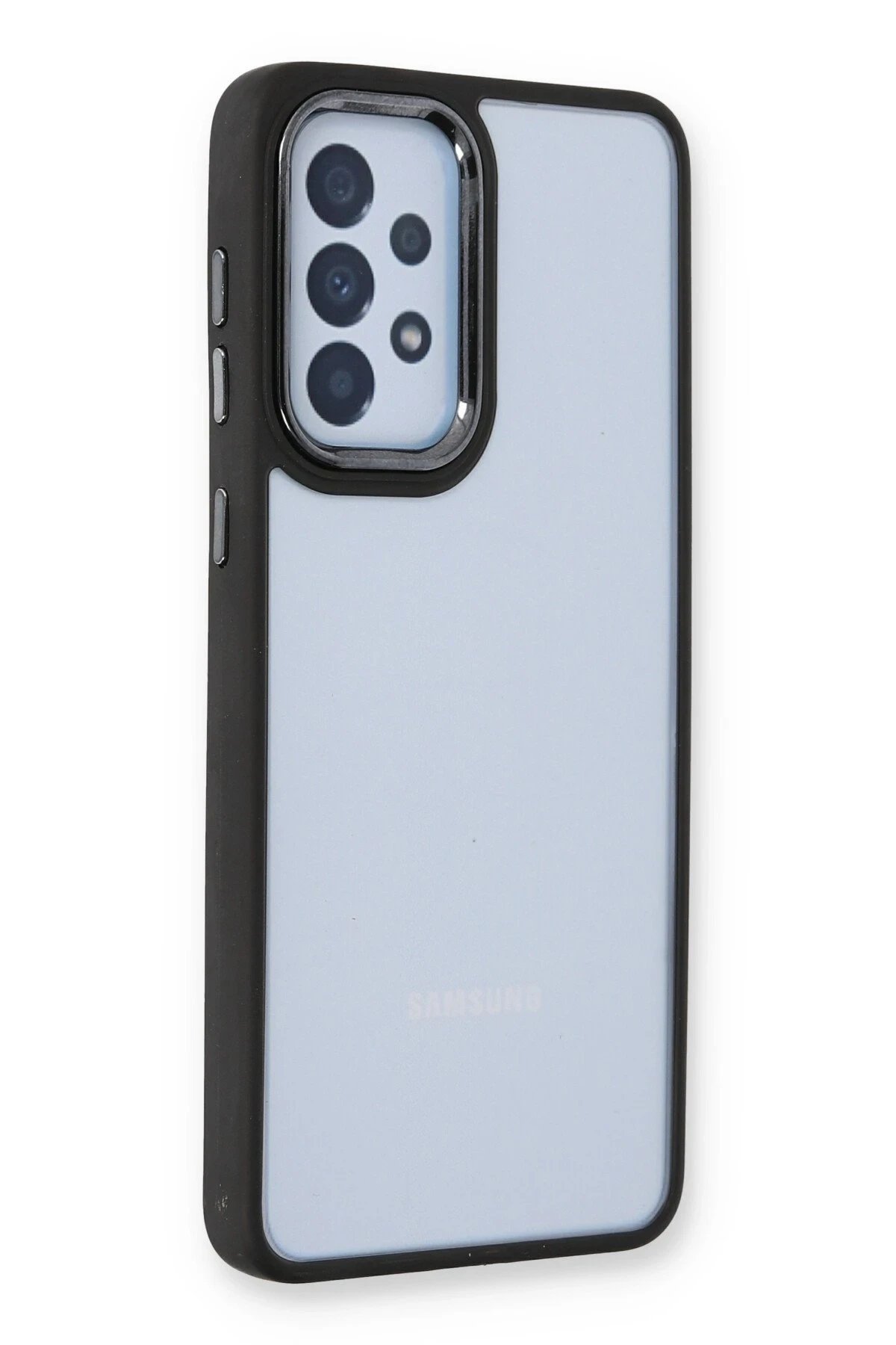 Samsung Galaxy A13 4G Kılıf Dora Kapak - Siyah-(5796)
